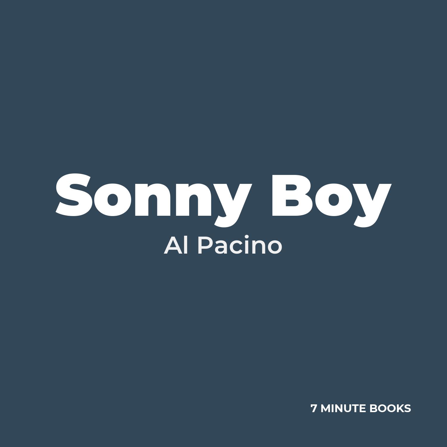 Sonny Boy — by Al Pacino