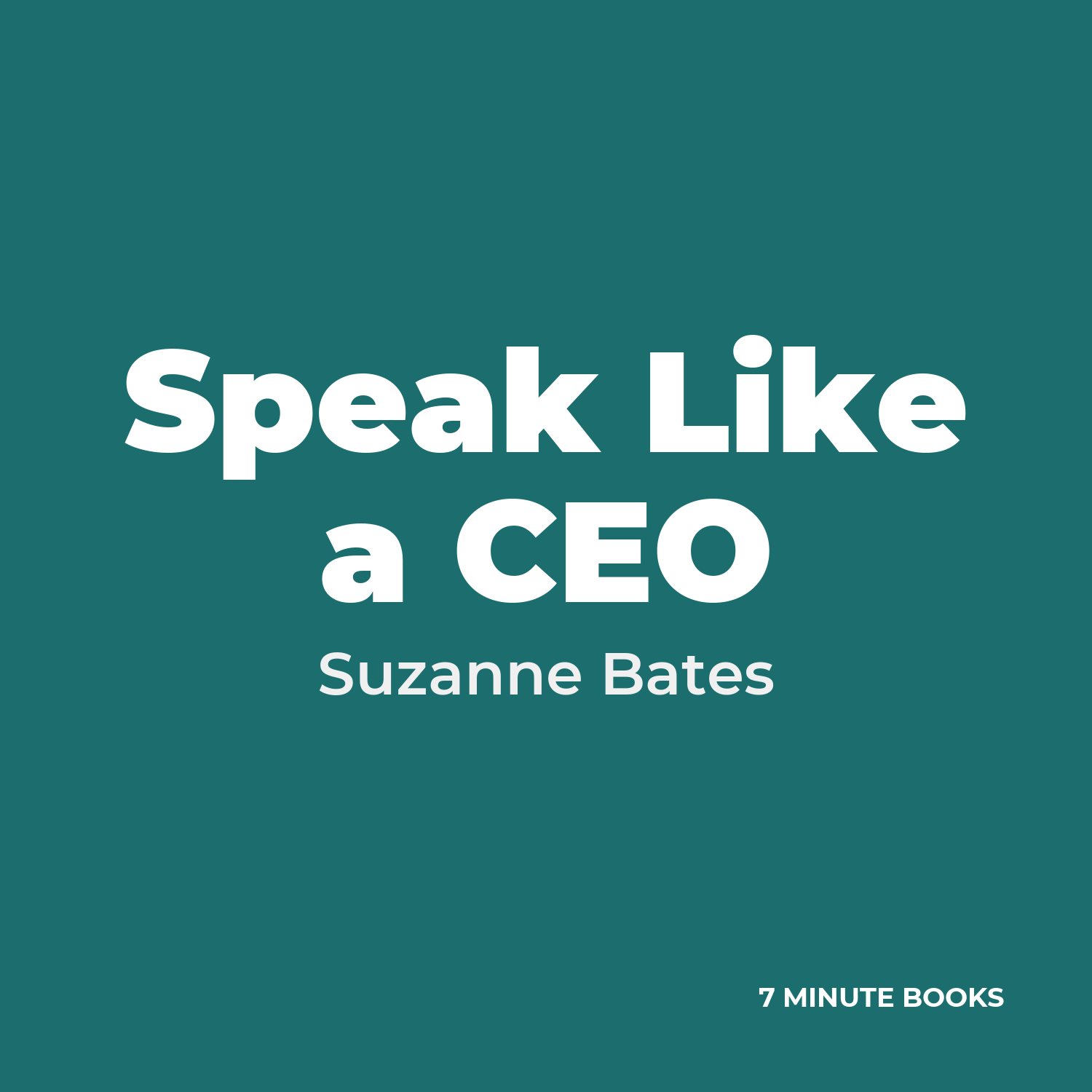 Speak Like a CEO cover