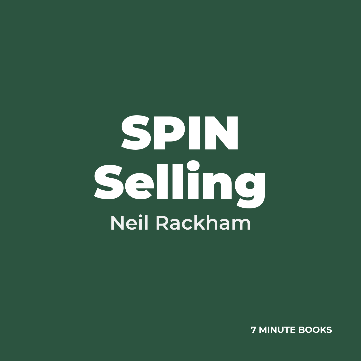 SPIN Selling cover