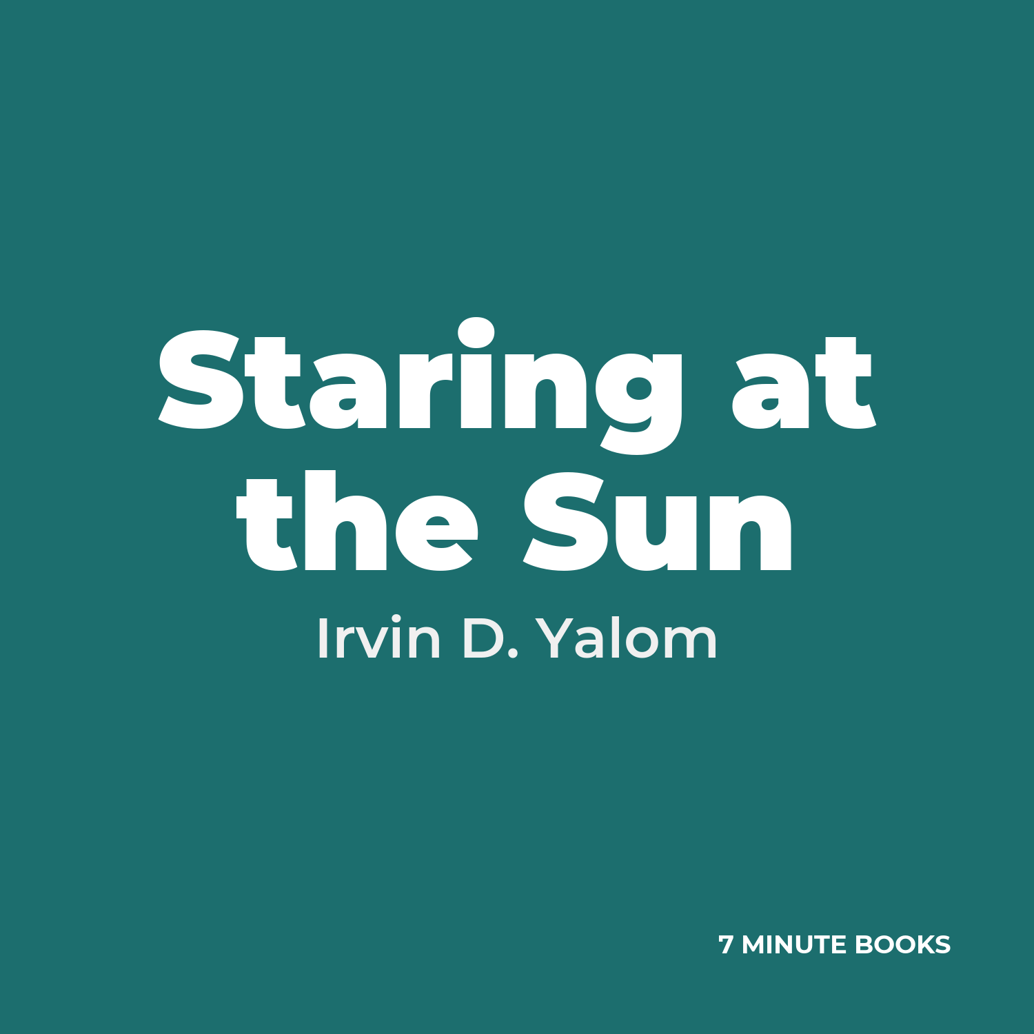 Staring at the Sun cover