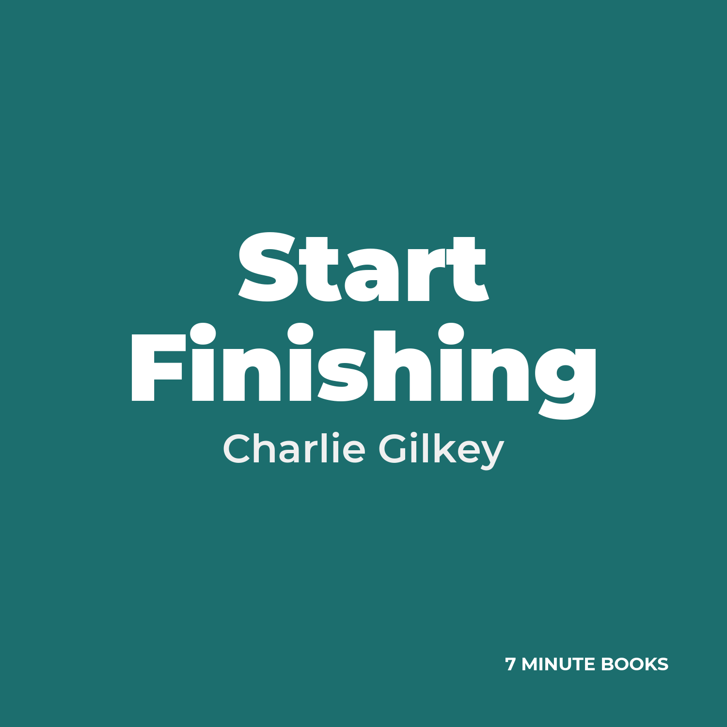 Start Finishing cover