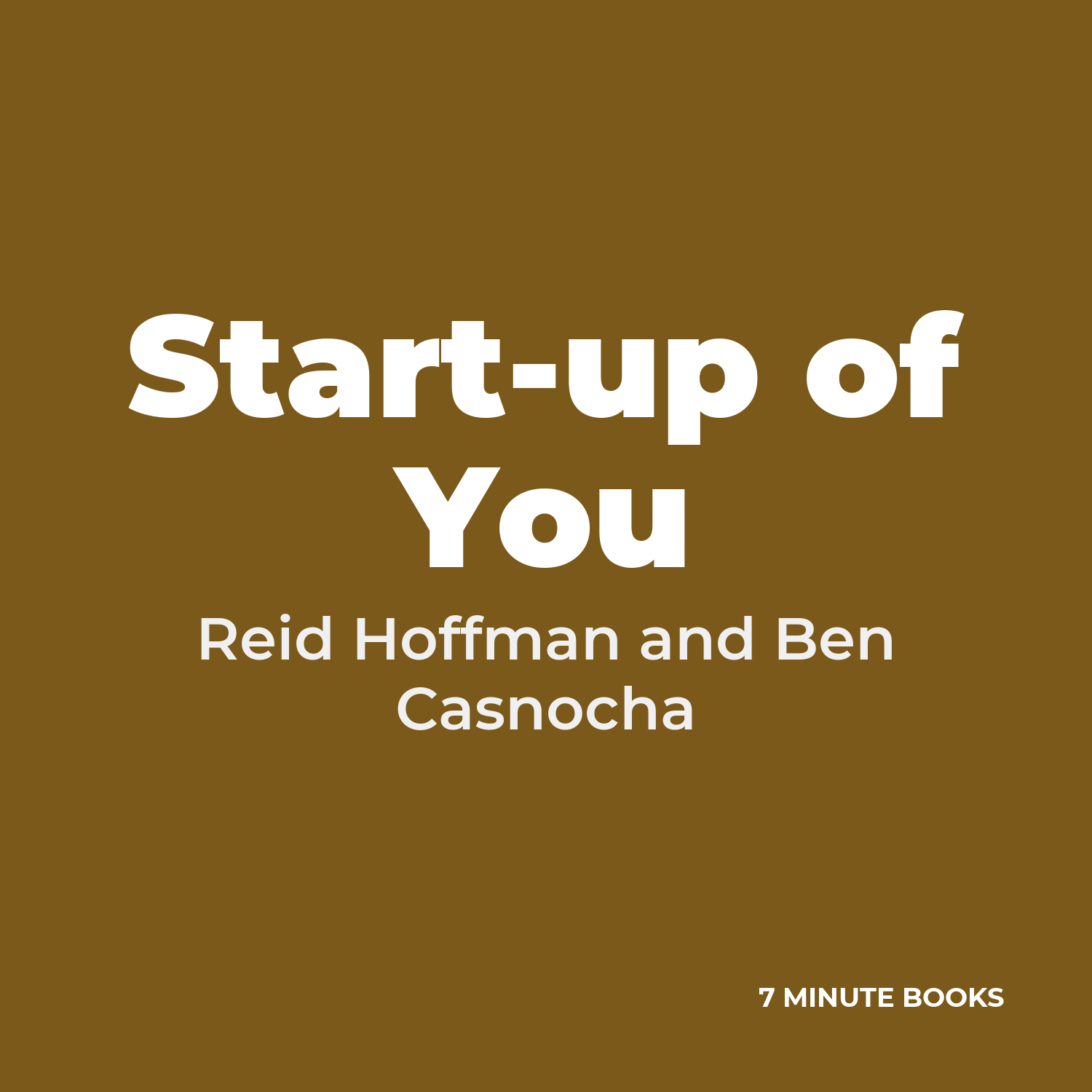Start-up of You cover