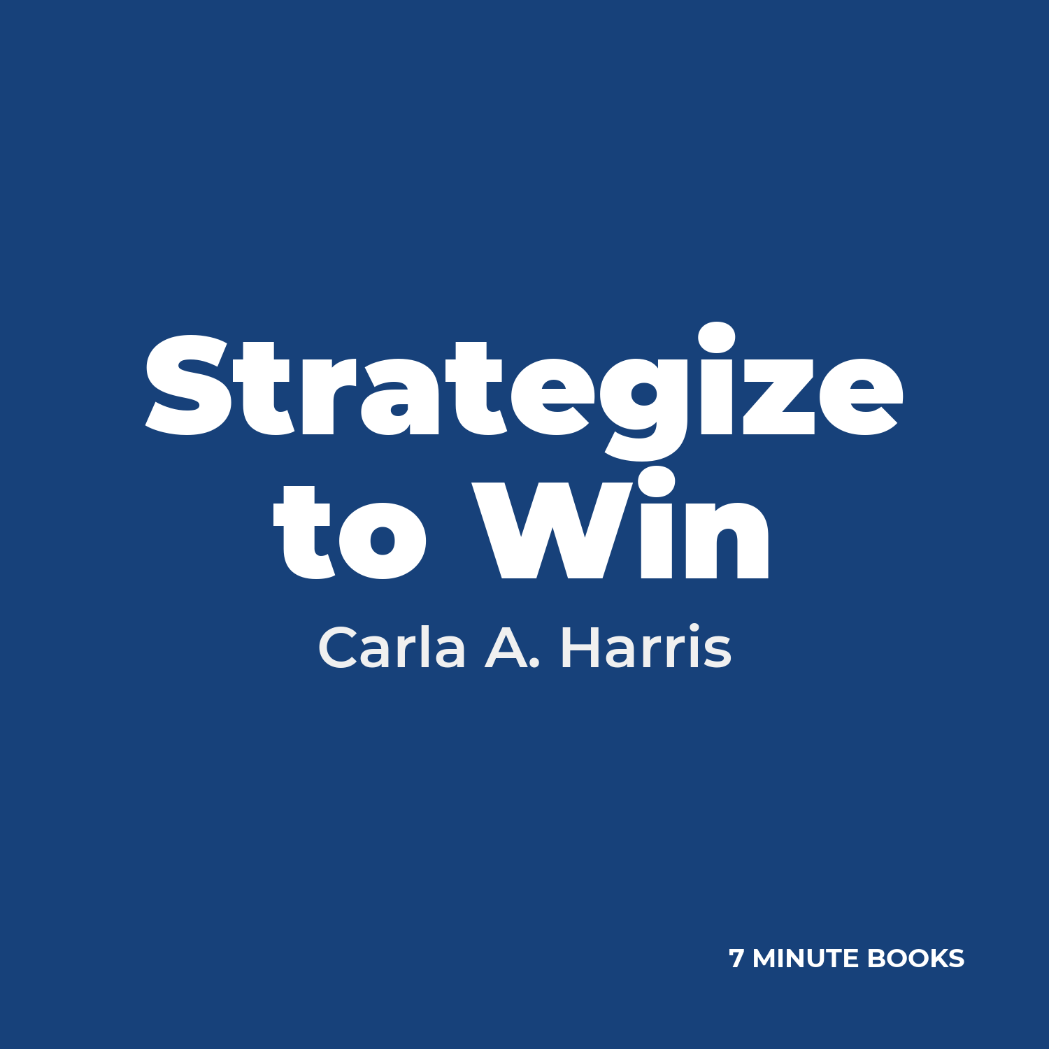 Strategize to Win cover