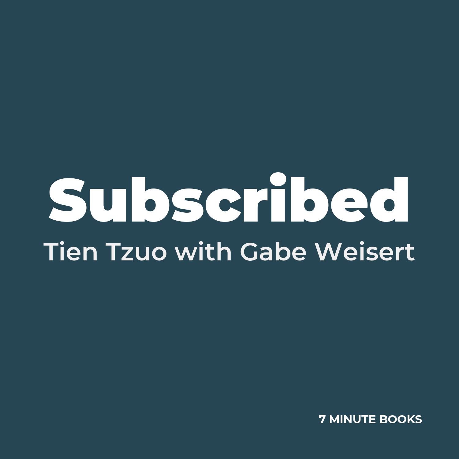 Subscribed cover