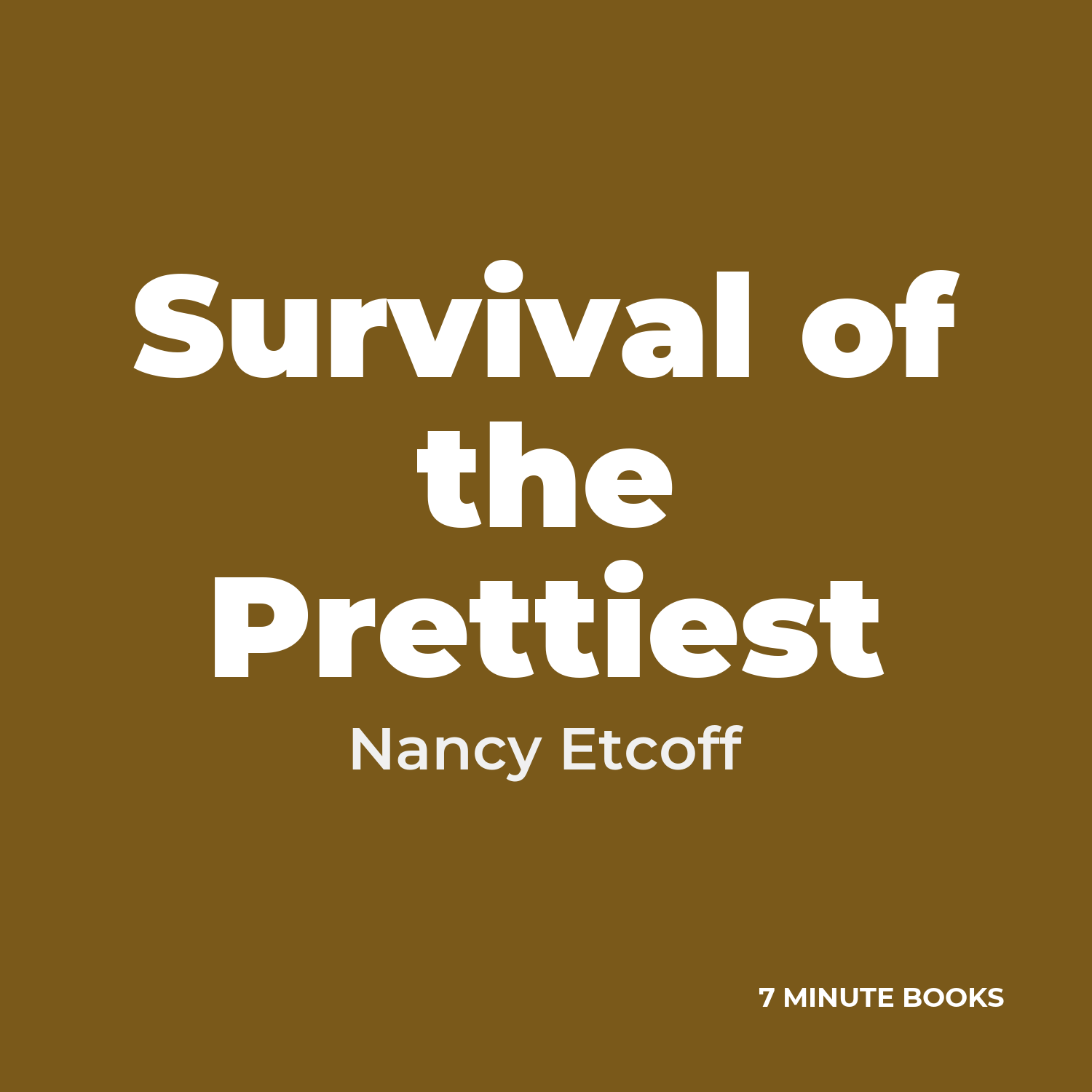 Survival of the Prettiest cover