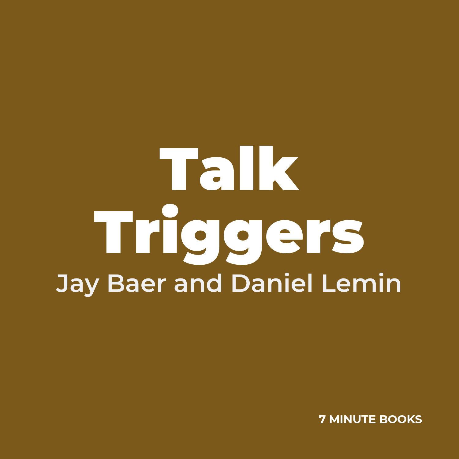 Talk Triggers cover