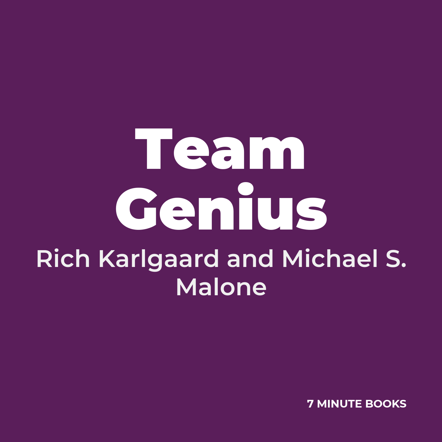 Team Genius cover
