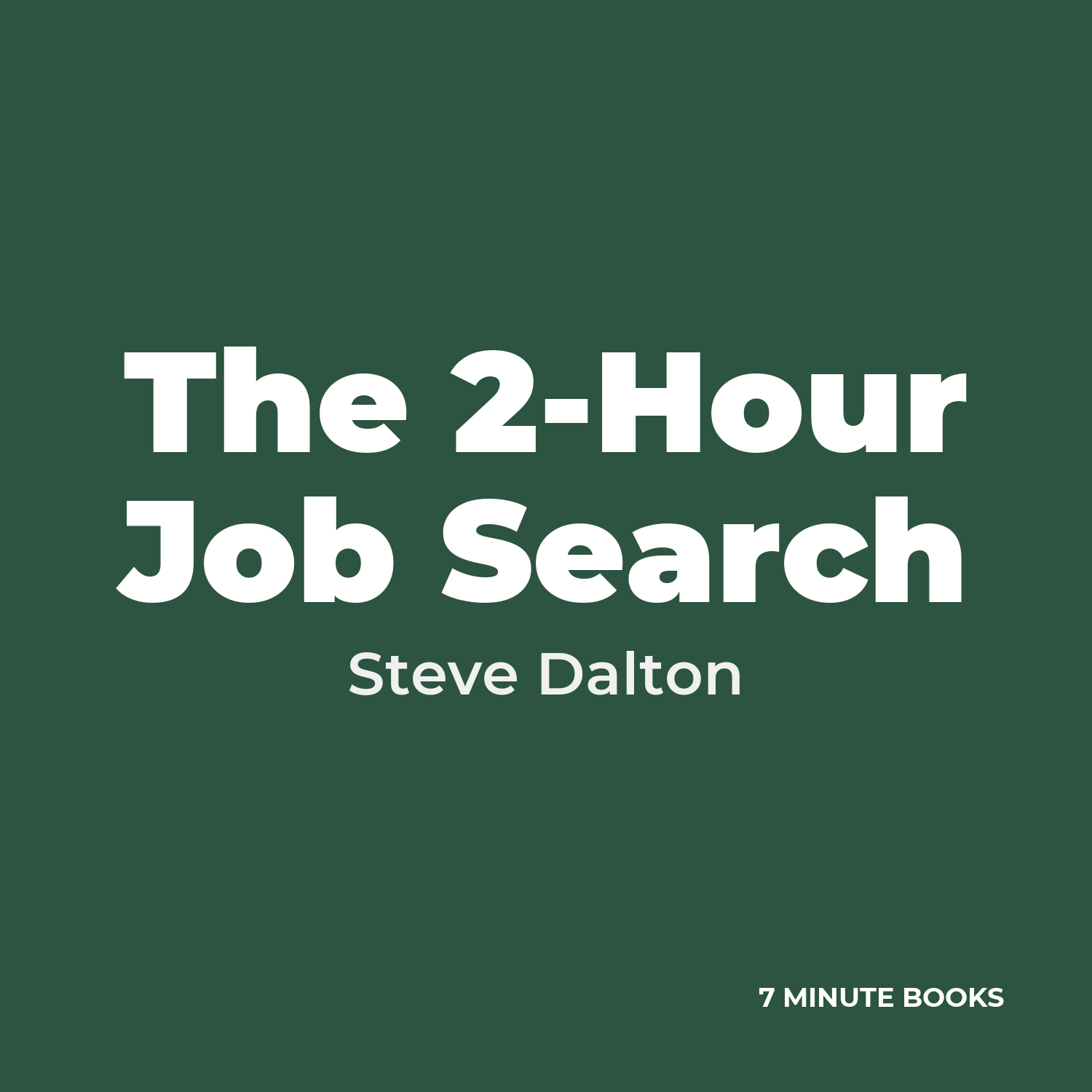 The 2-Hour Job Search cover