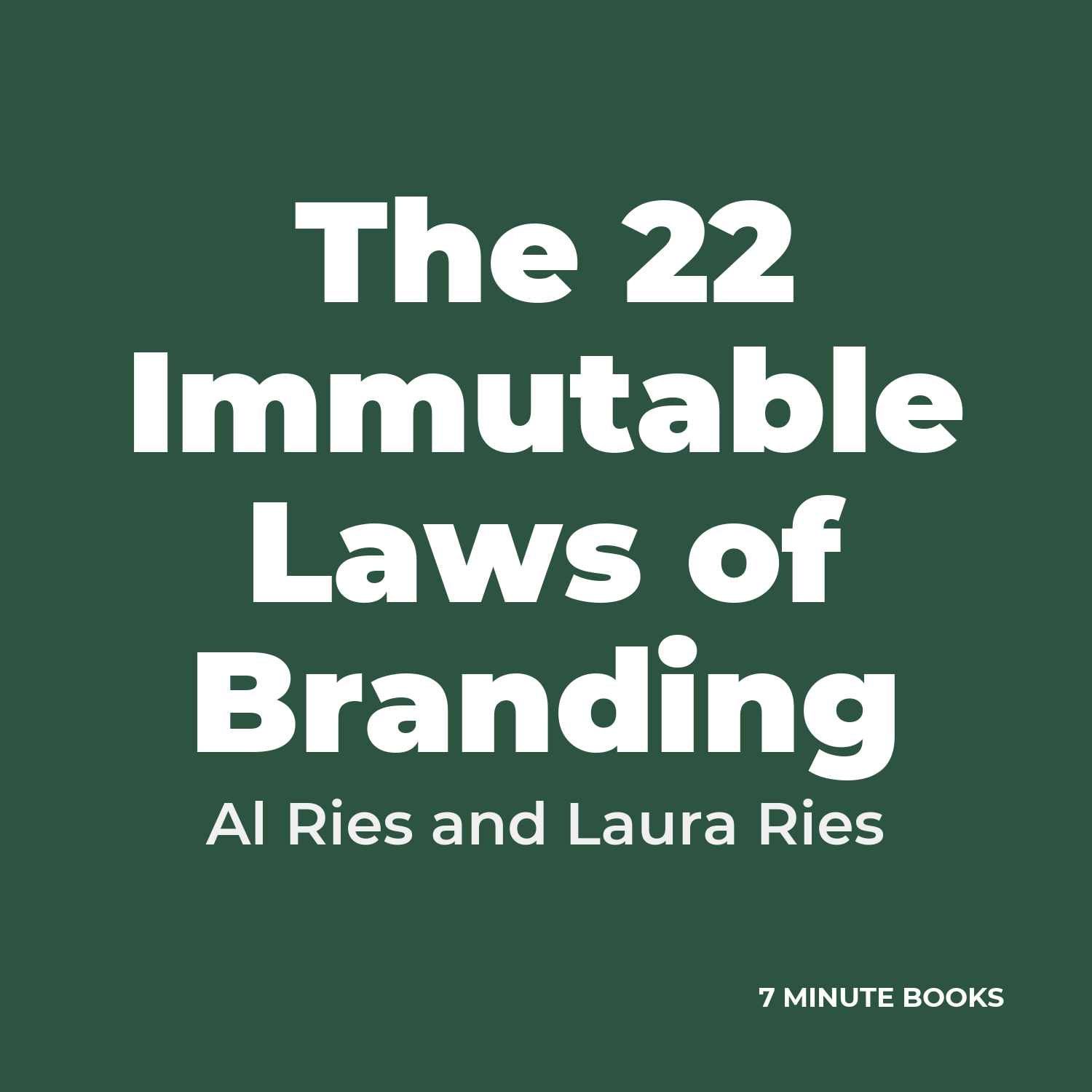 The 22 Immutable Laws of Branding cover