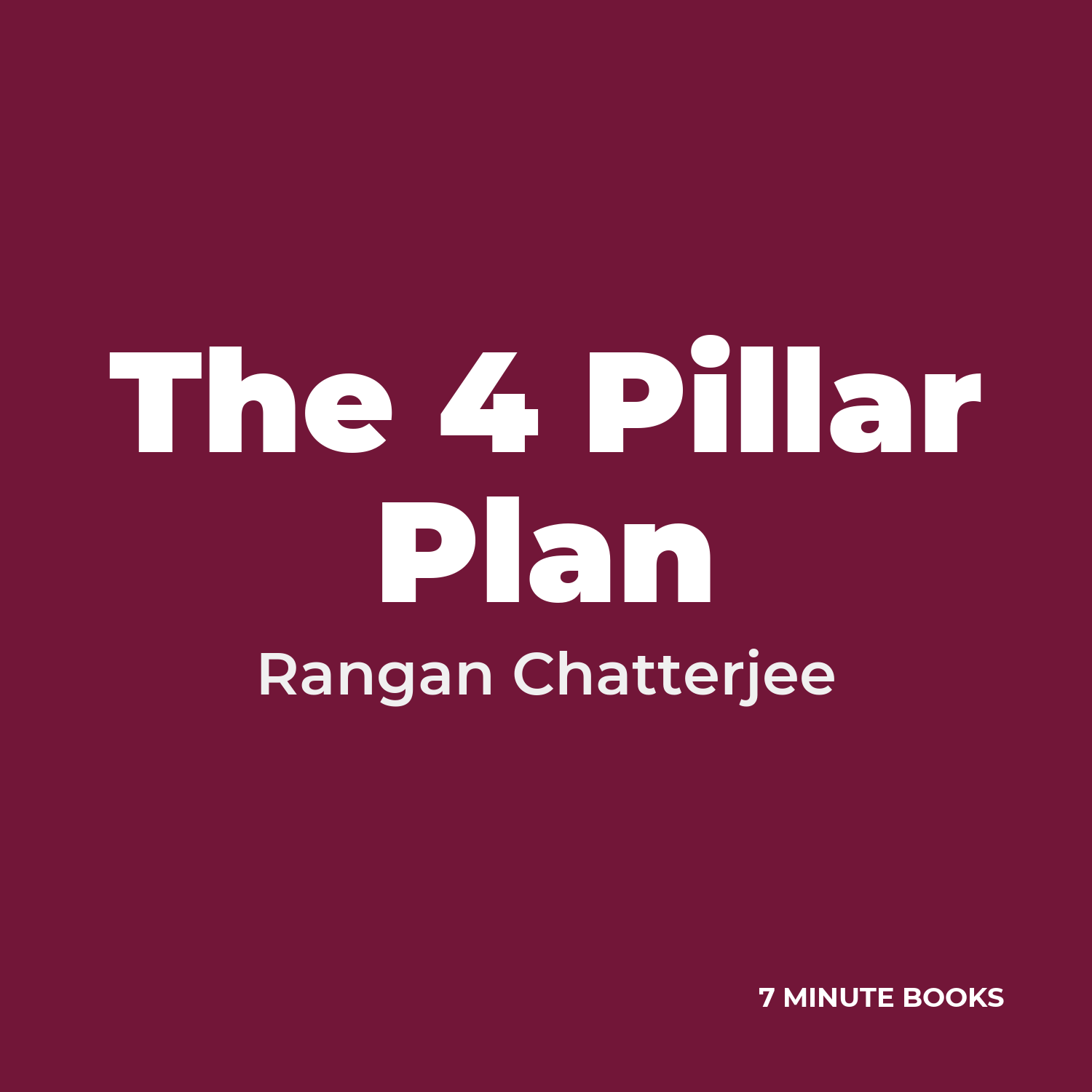 The 4 Pillar Plan cover