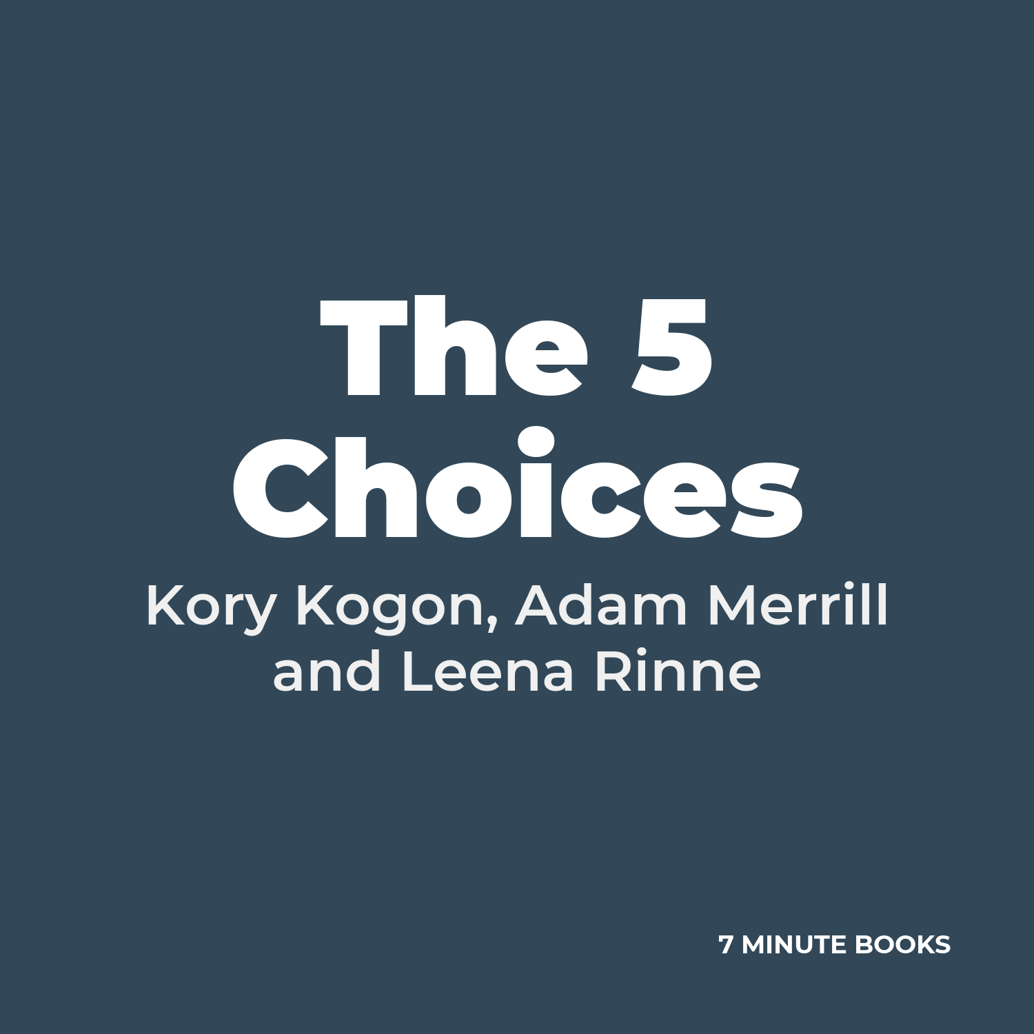 The 5 Choices cover