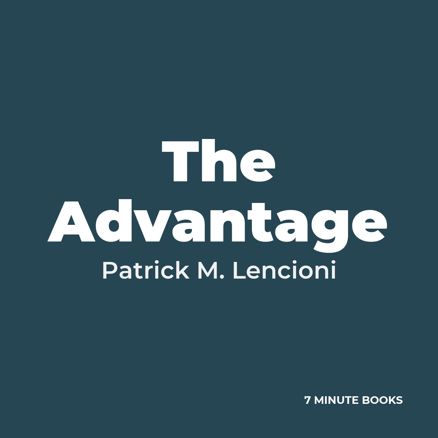 The Advantage cover