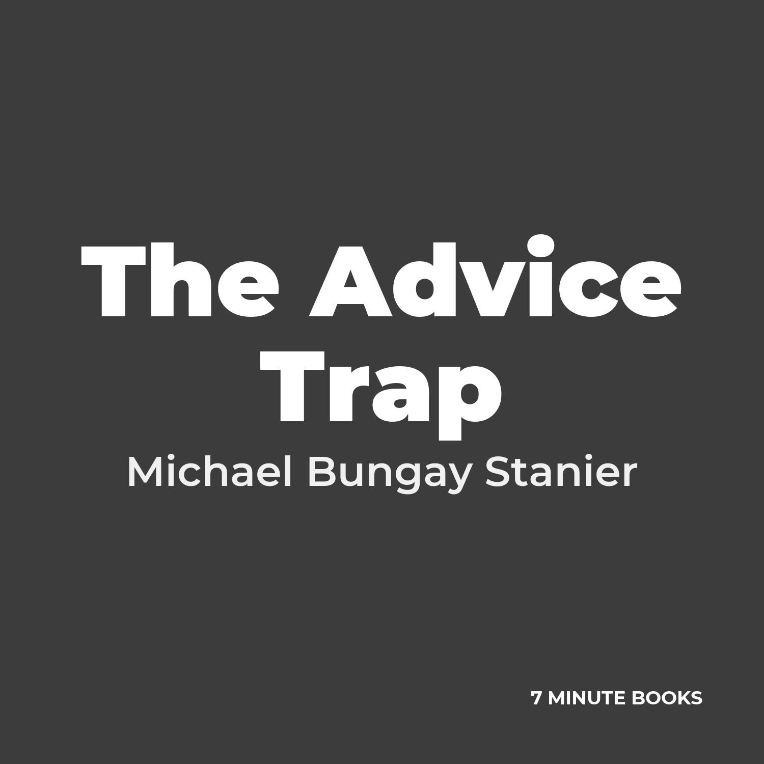The Advice Trap cover