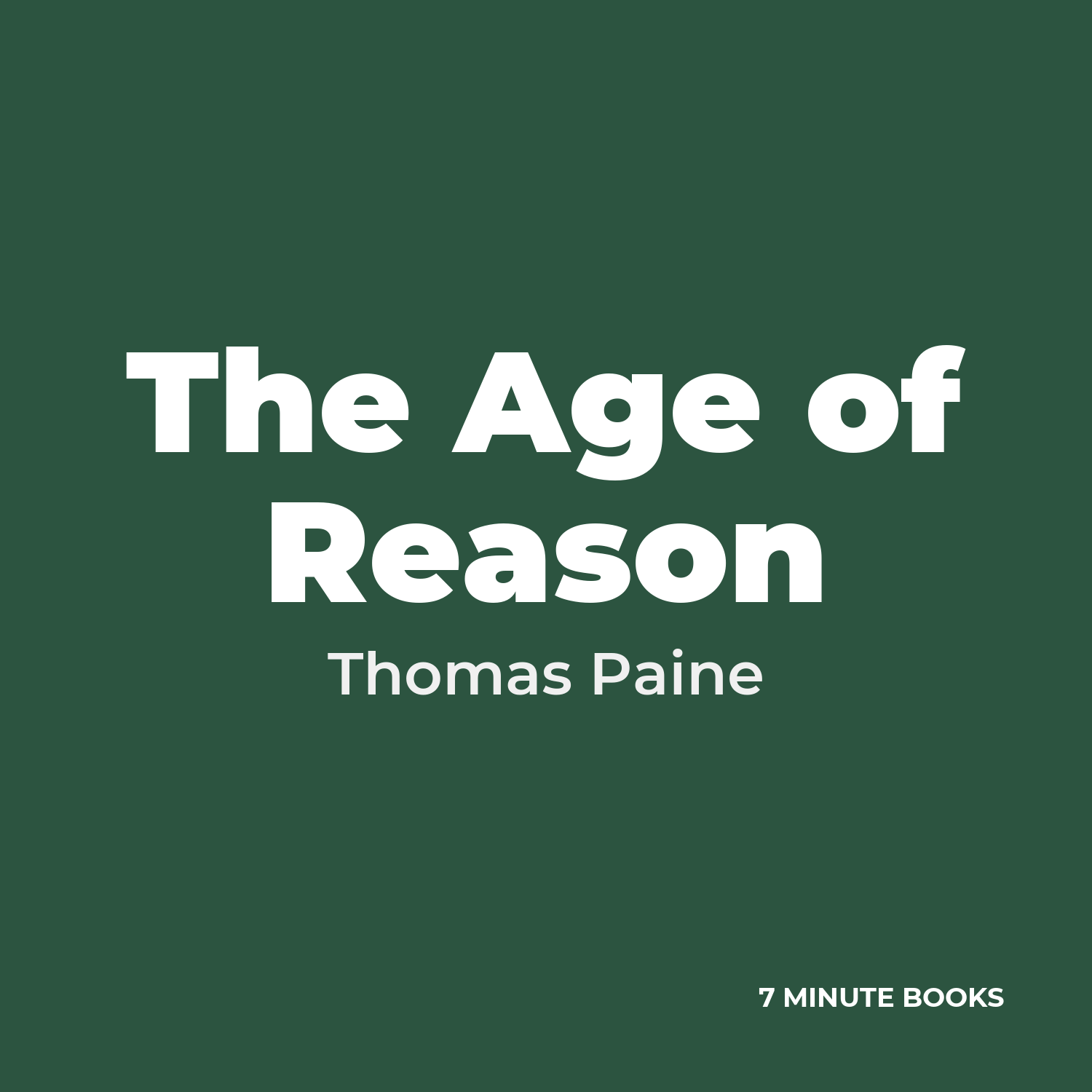 The Age of Reason cover