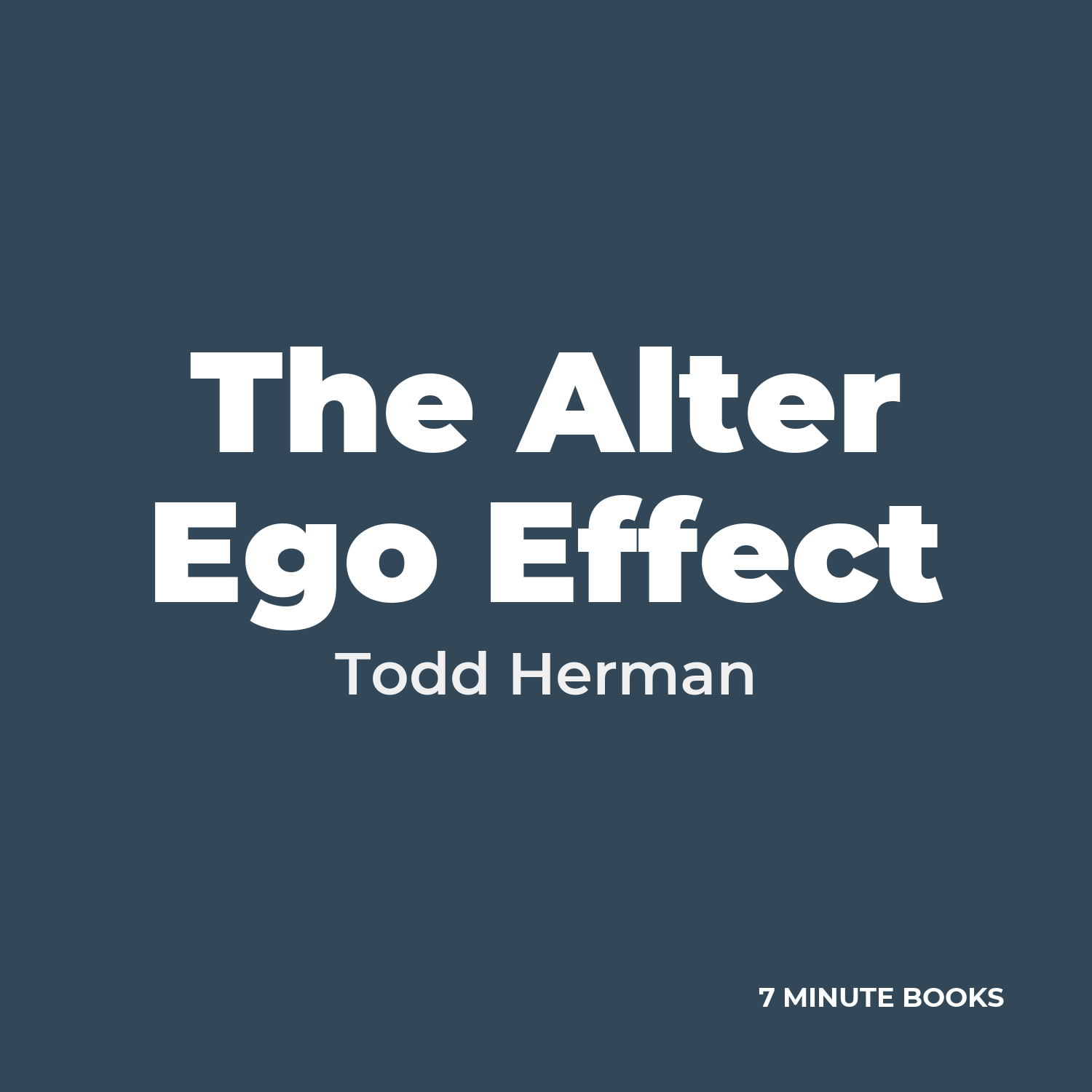 The Alter Ego Effect cover