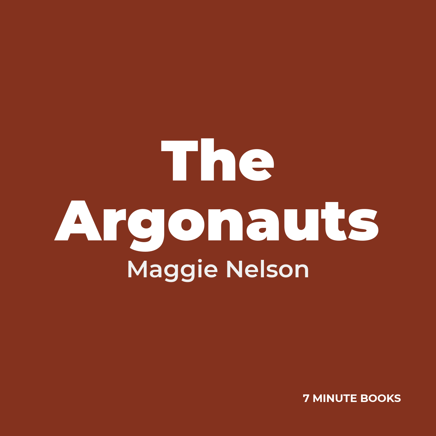The Argonauts — by Maggie Nelson