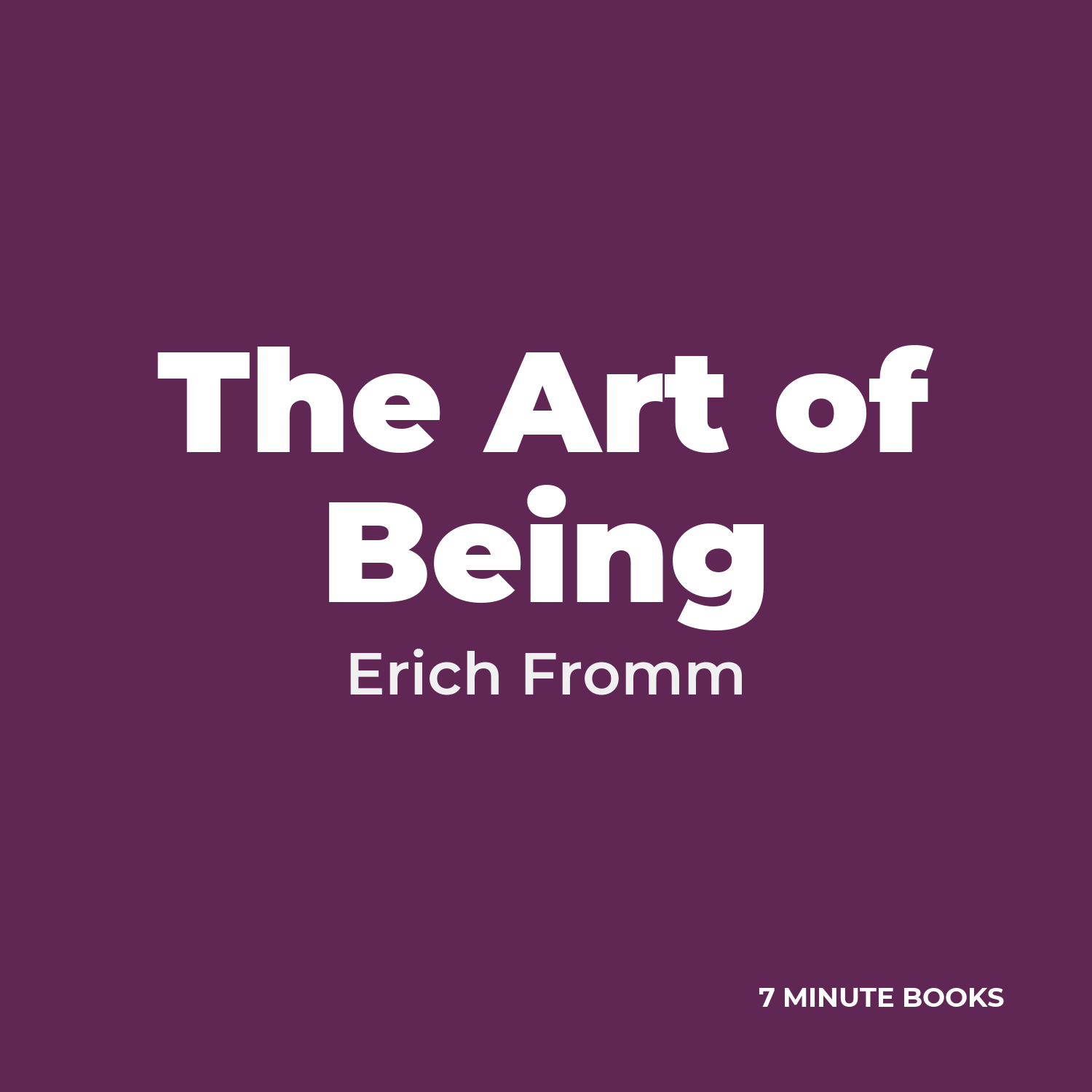 The Art of Being cover