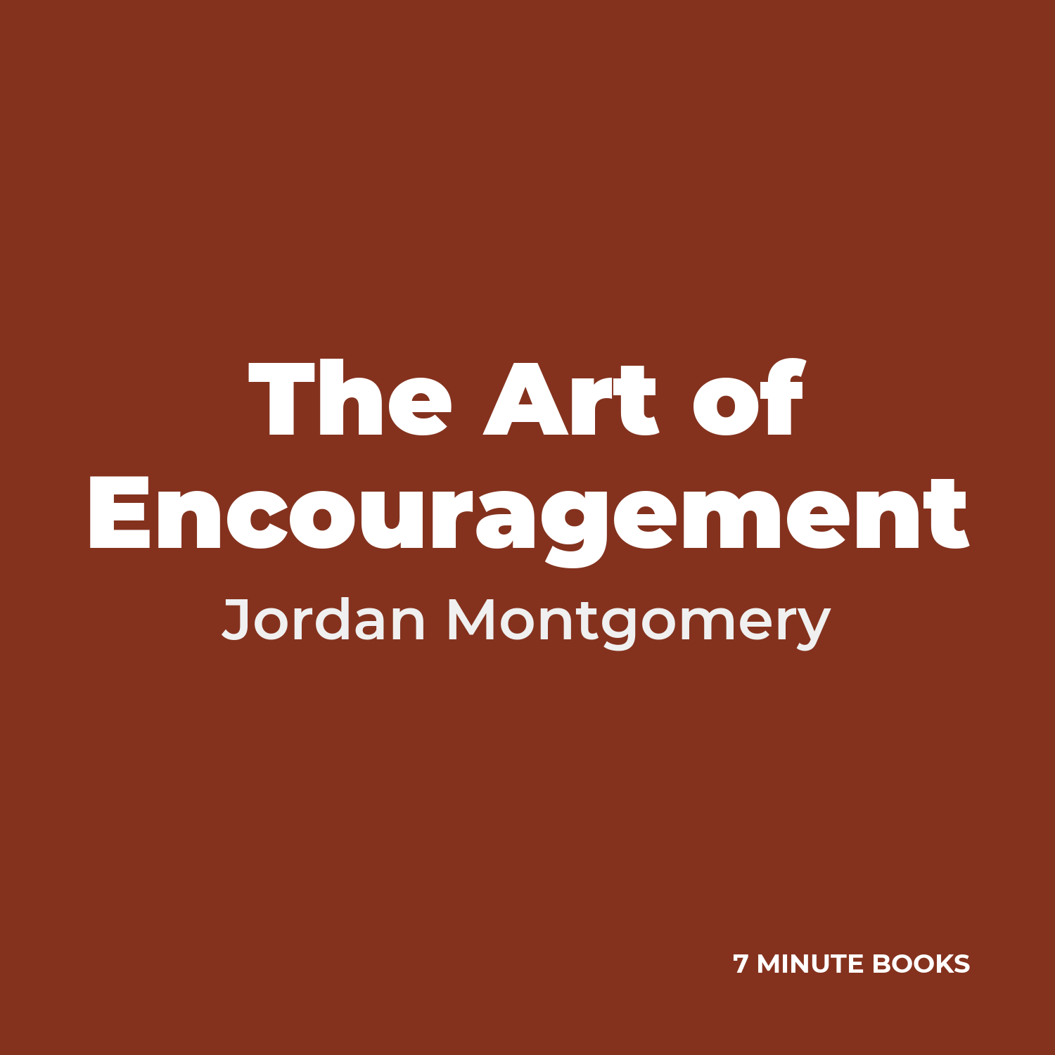 The Art of Encouragement cover