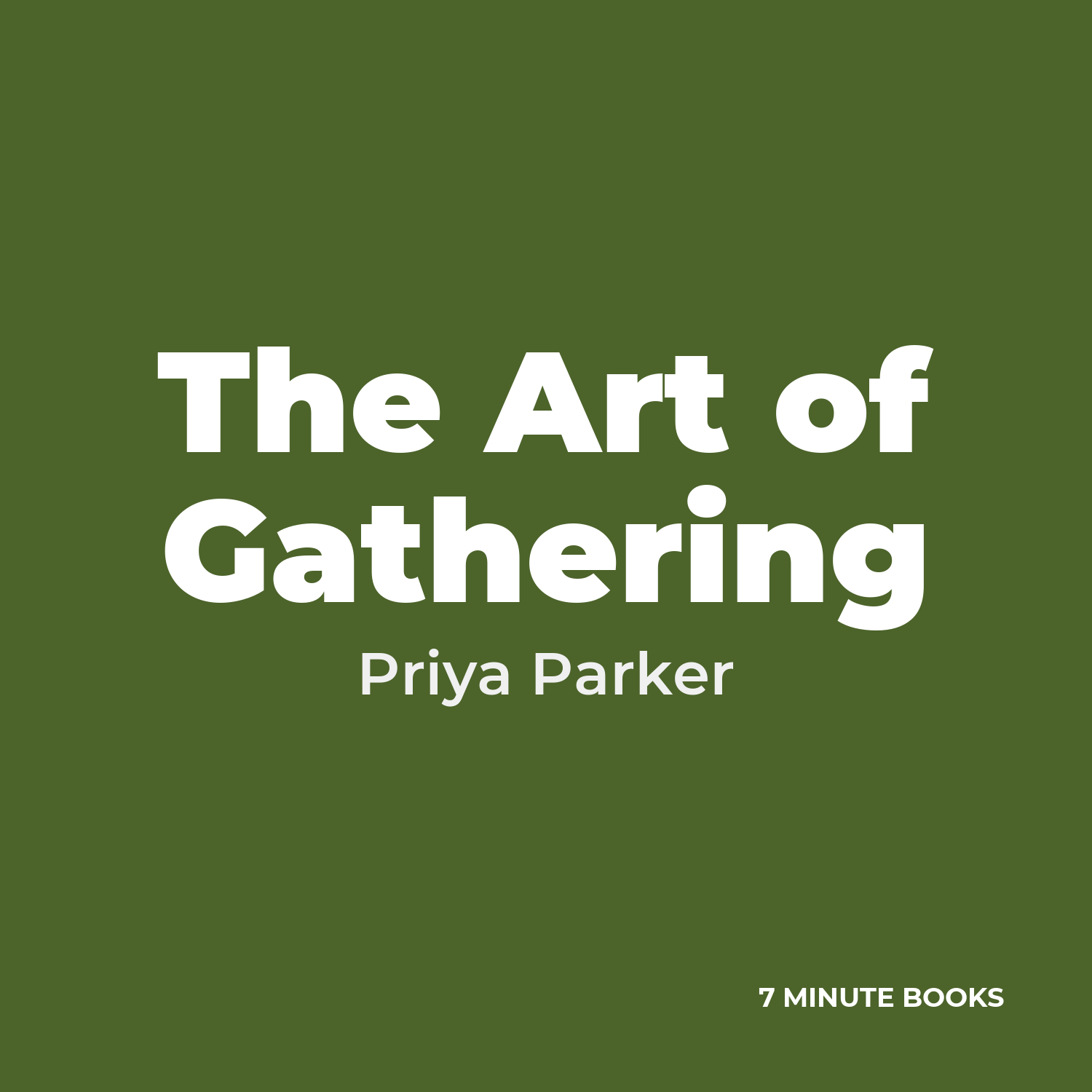 The Art of Gathering cover