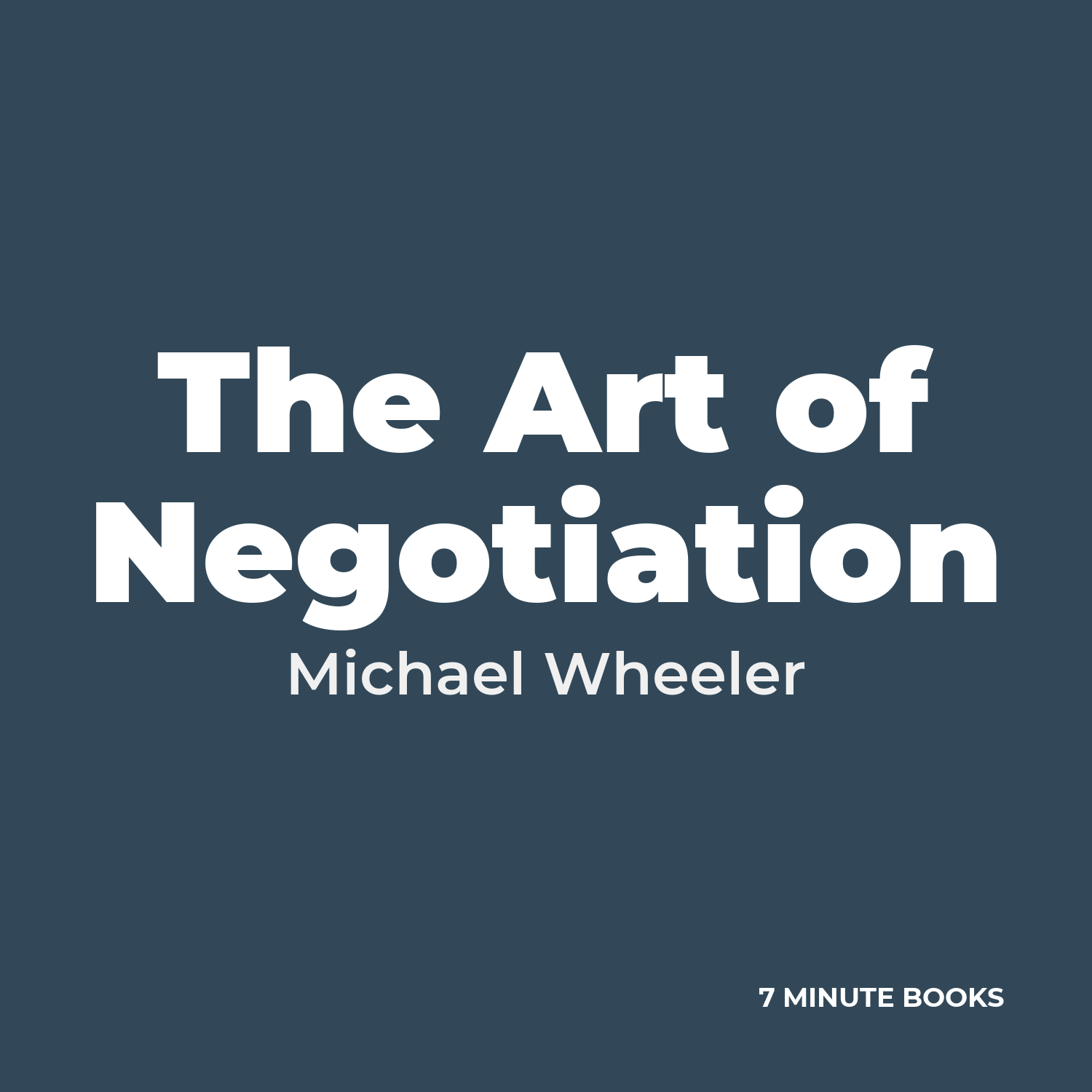 The Art of Negotiation cover