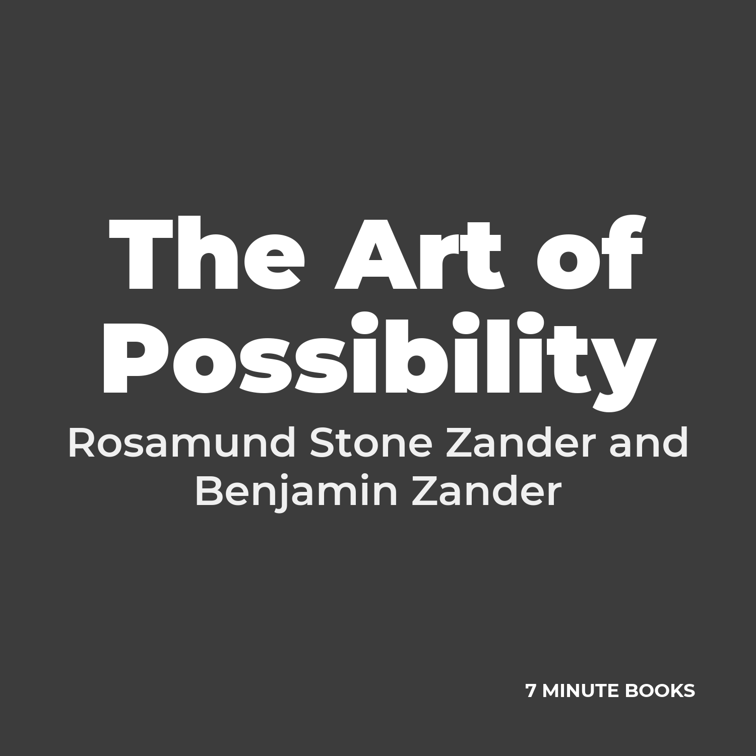 The Art of Possibility cover