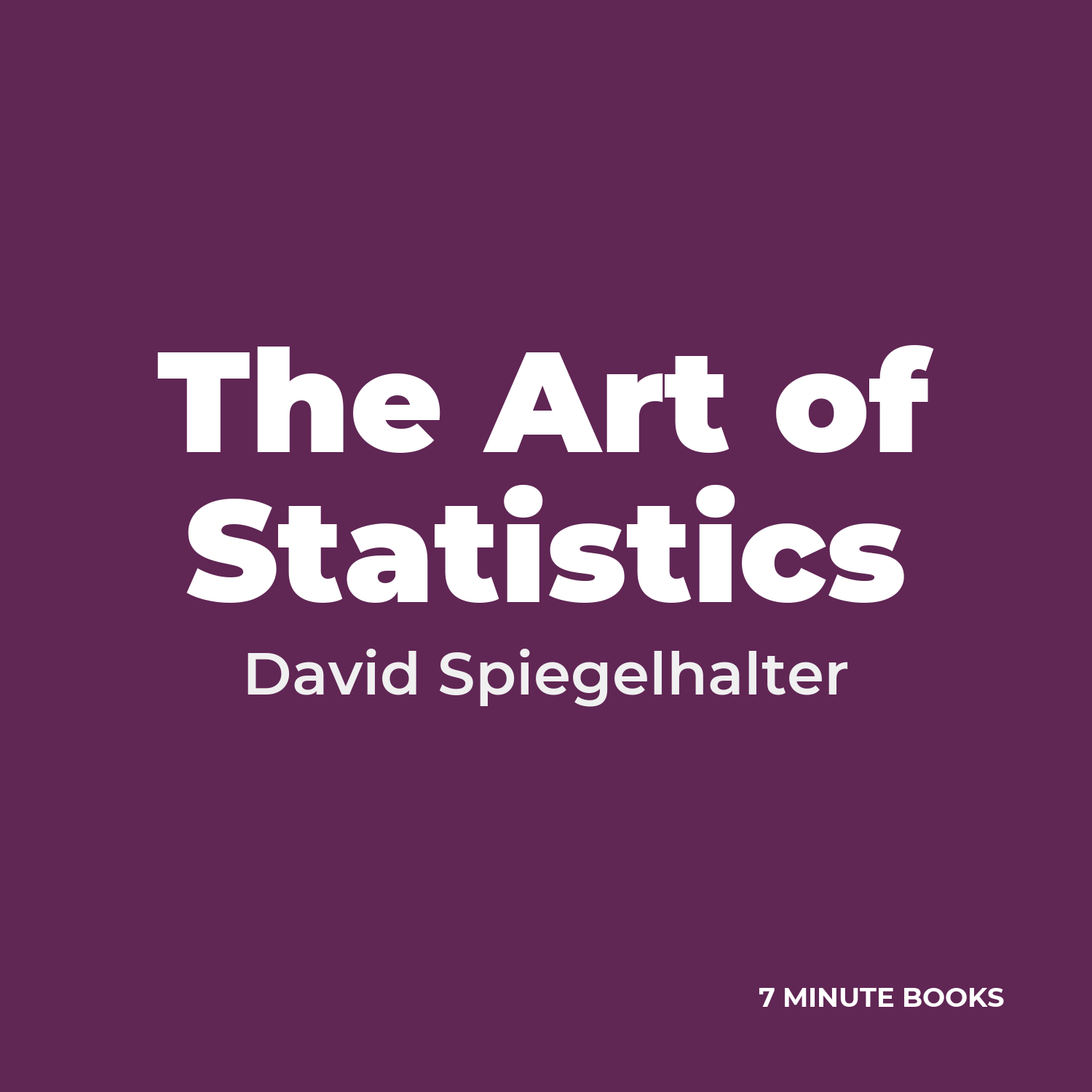 The Art of Statistics cover