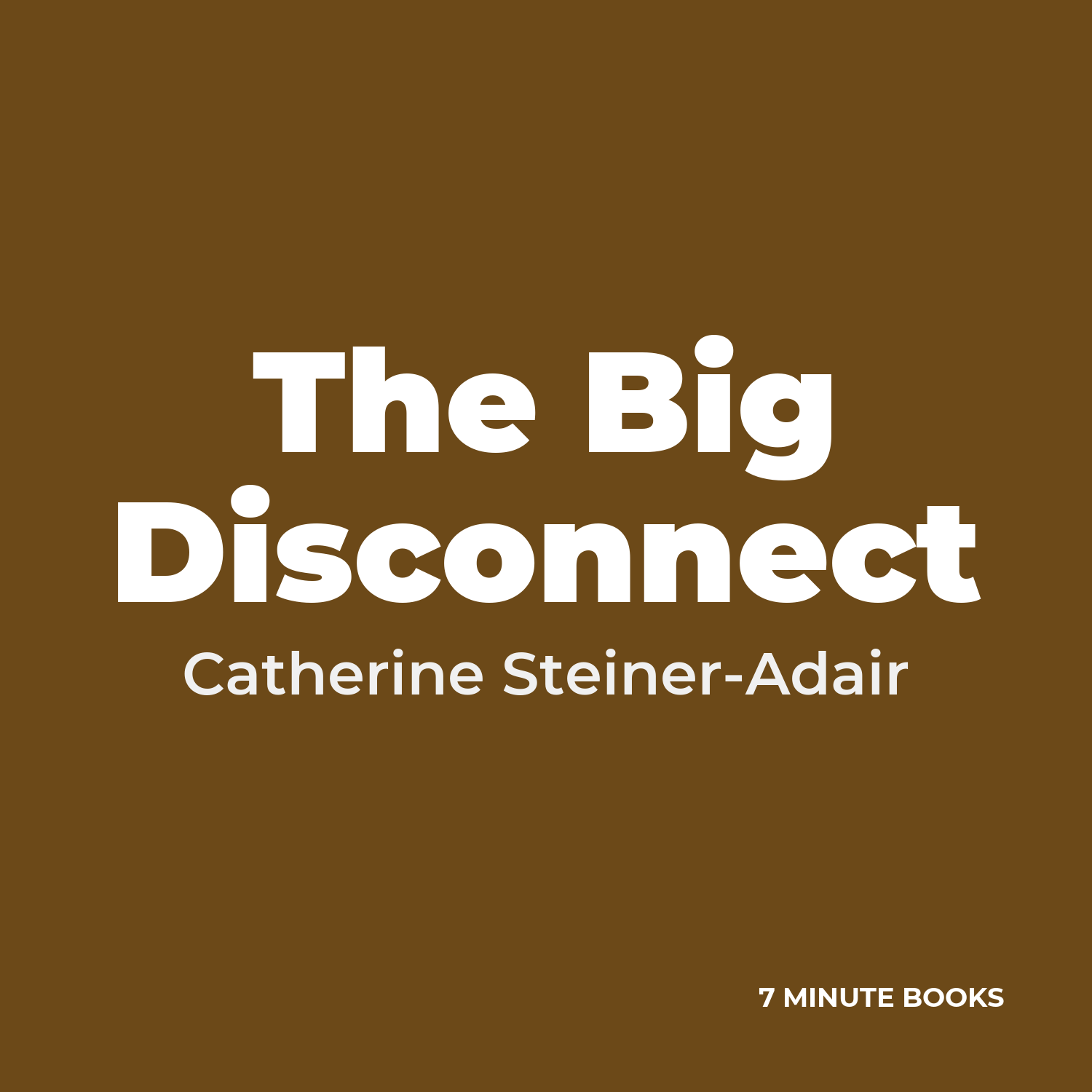 The Big Disconnect cover
