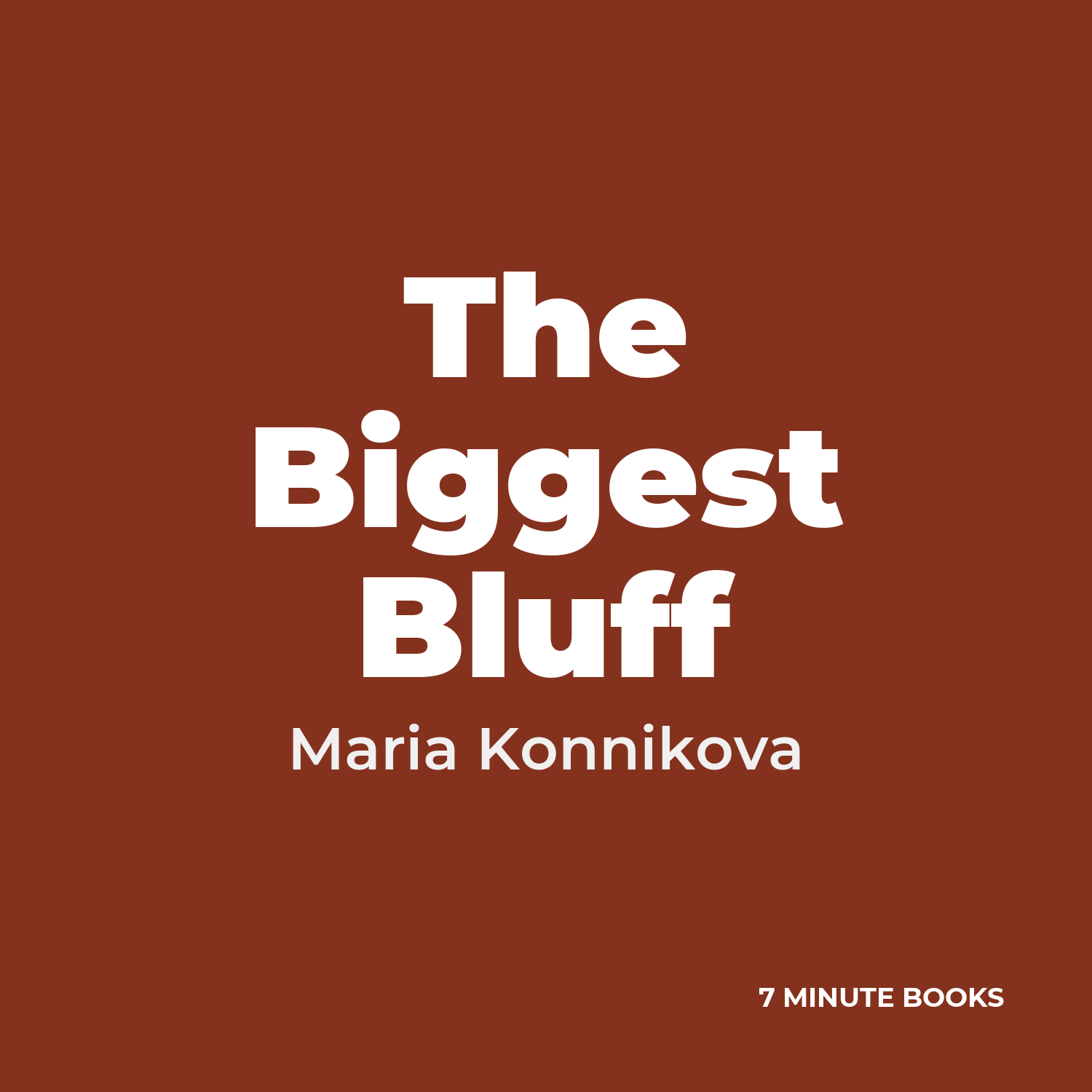 The Biggest Bluff cover