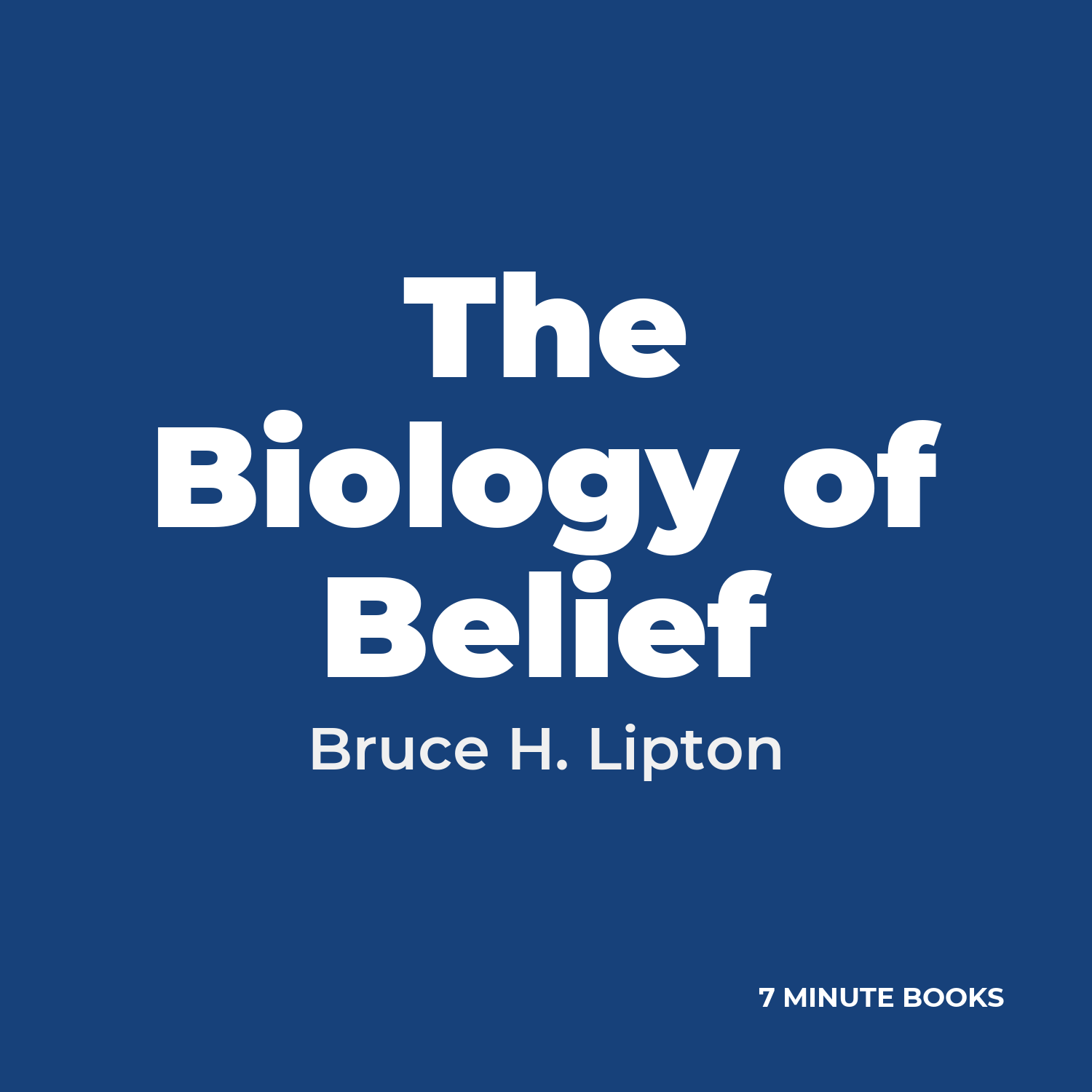 The Biology of Belief cover