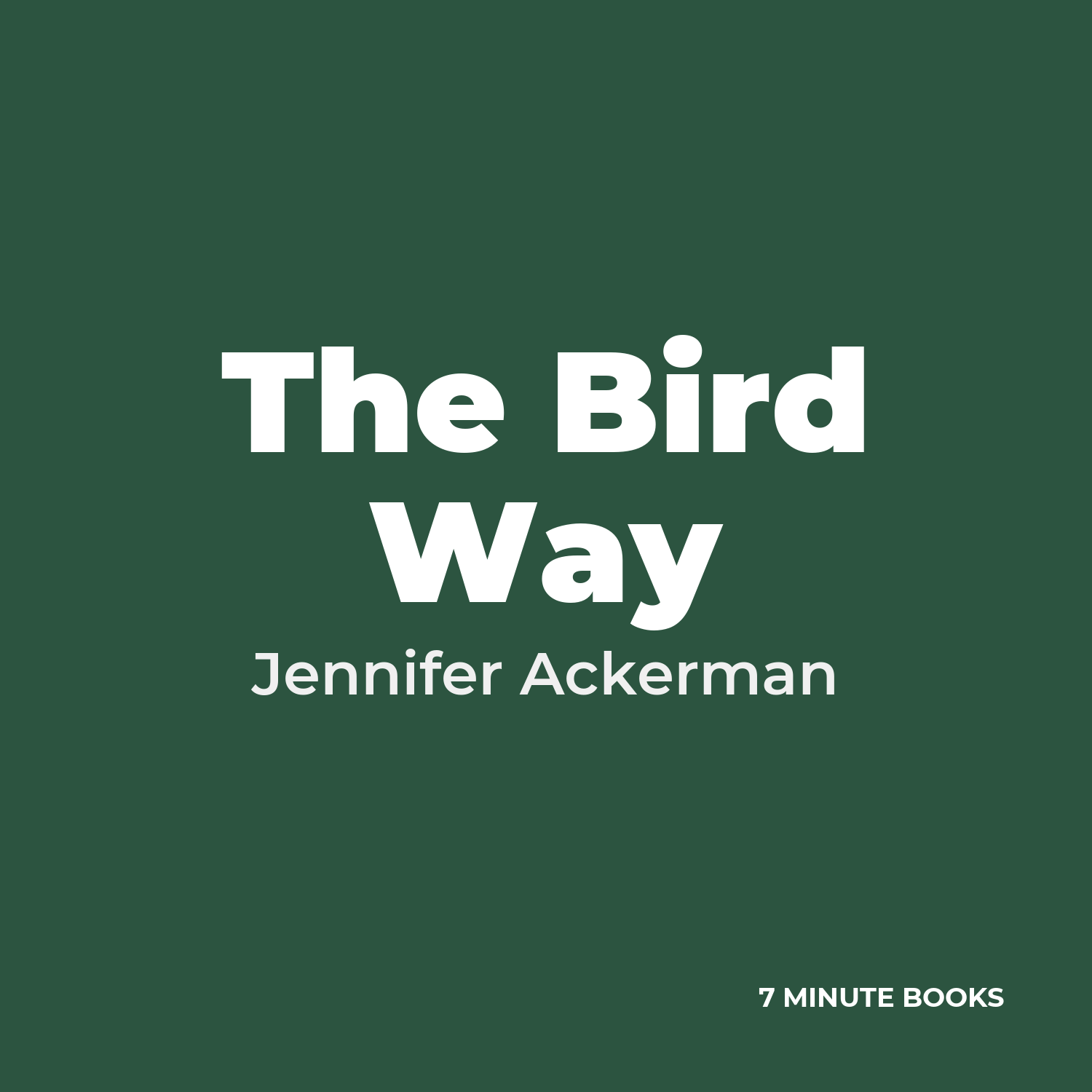 The Bird Way cover
