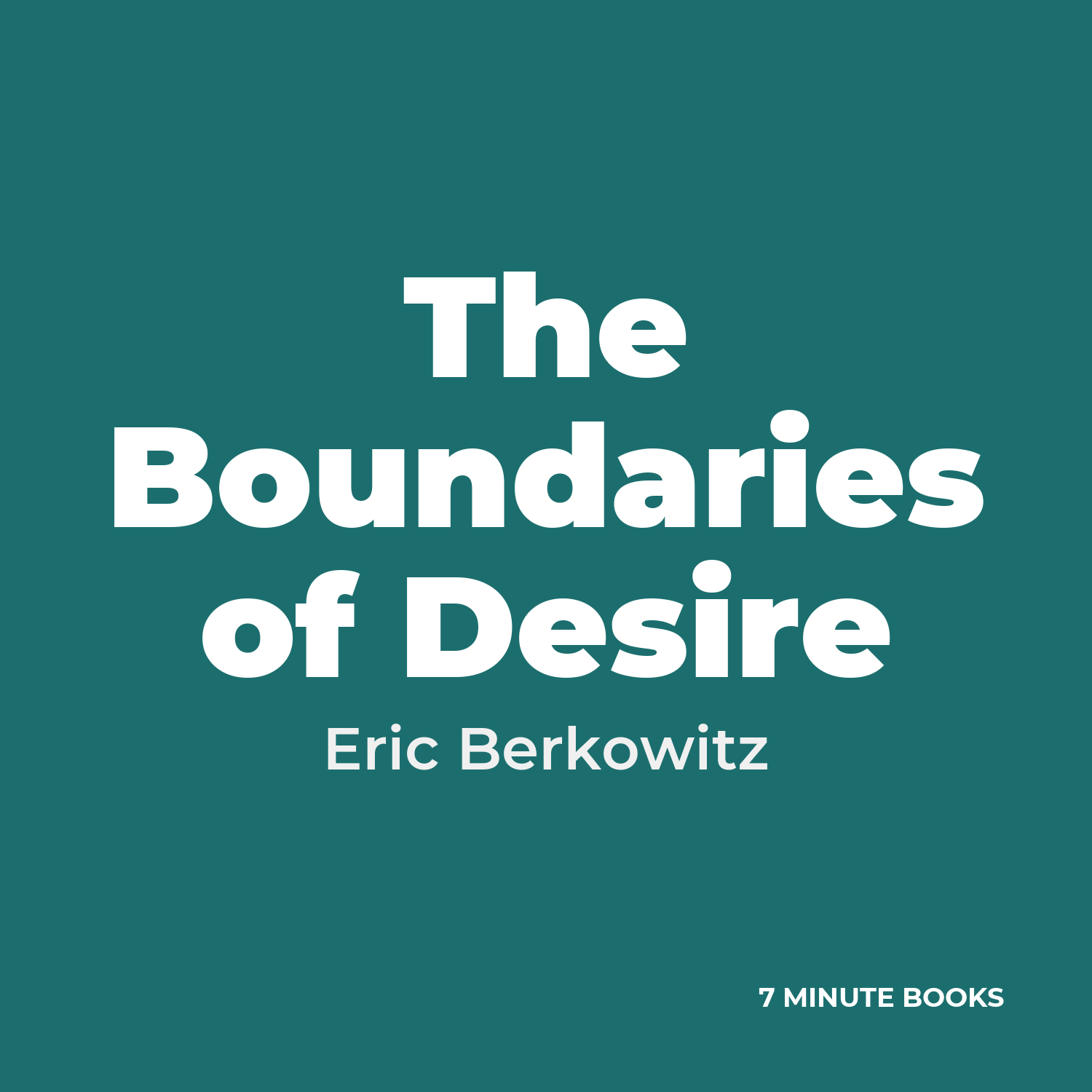 The Boundaries of Desire cover