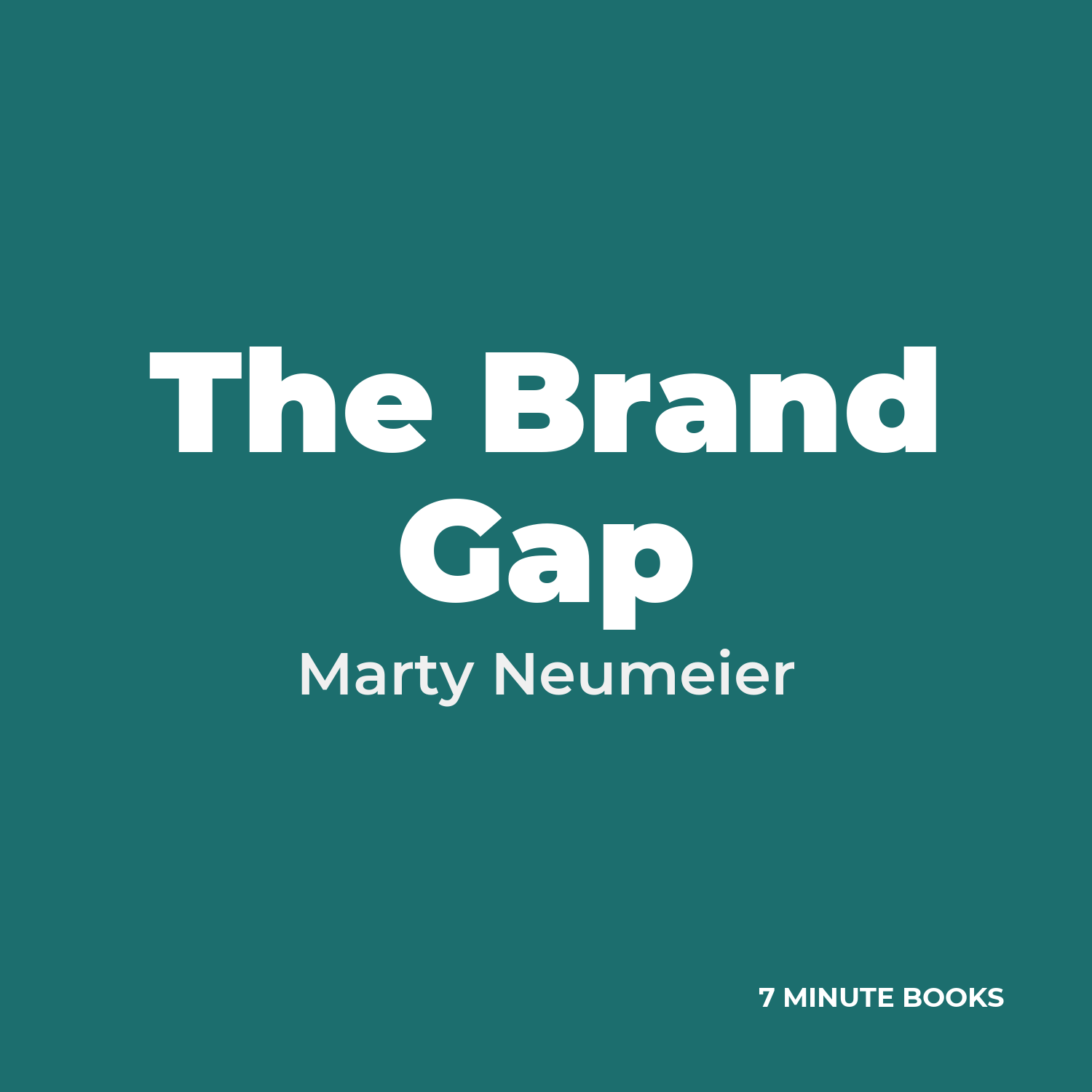 The Brand Gap cover