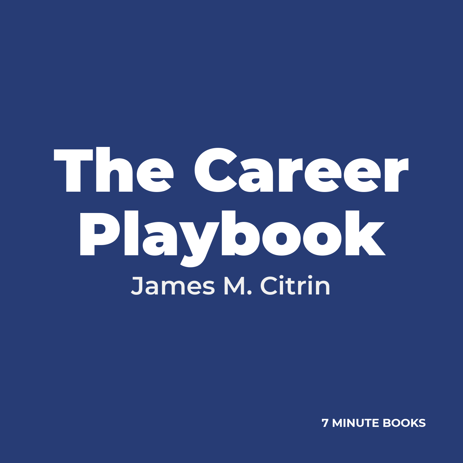 The Career Playbook cover