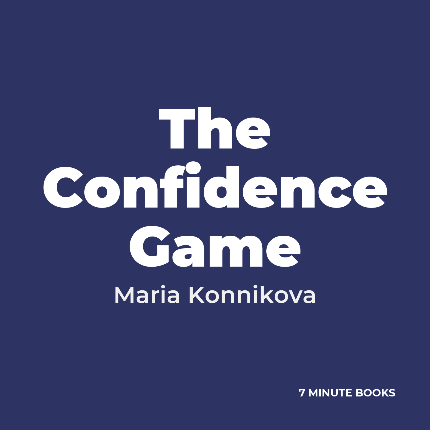 The Confidence Game cover