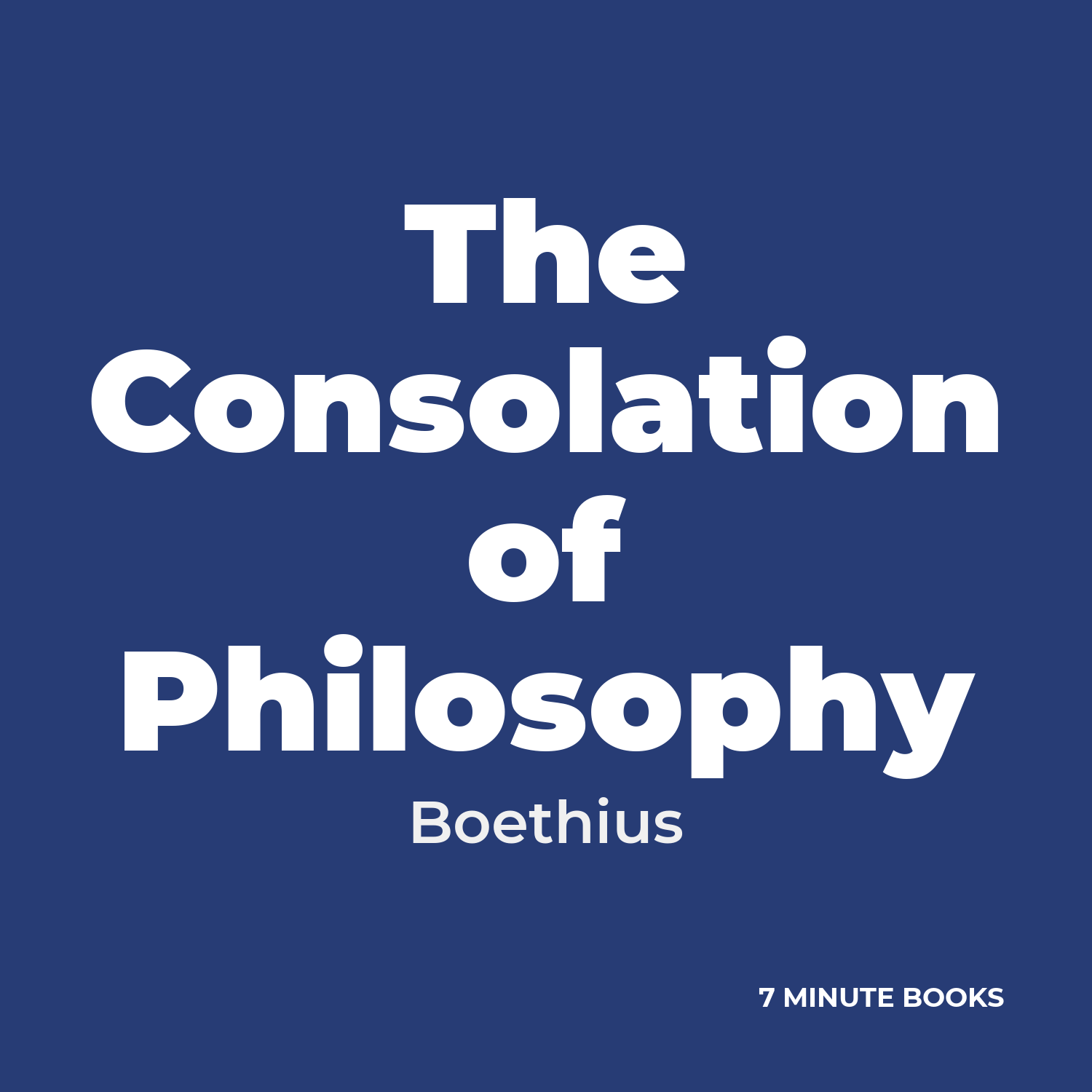 The Consolation of Philosophy cover