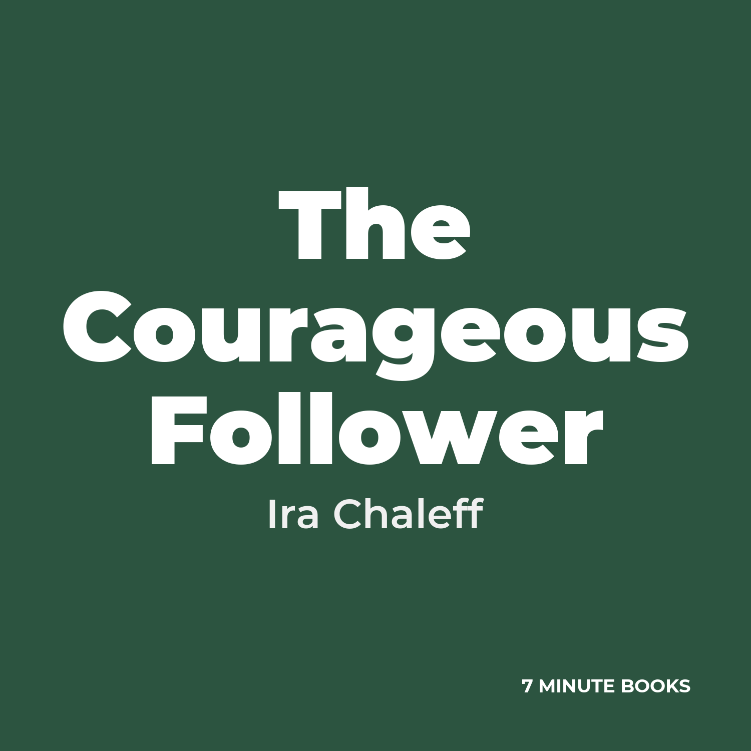 The Courageous Follower cover