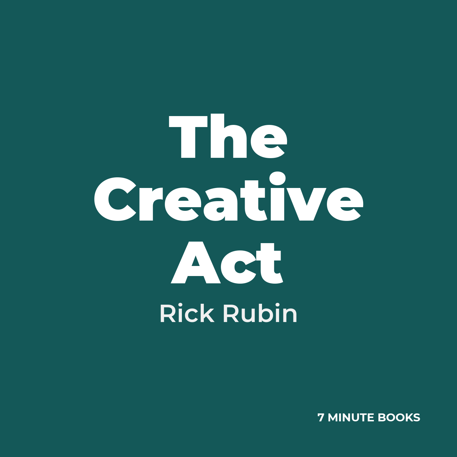 The Creative Act cover