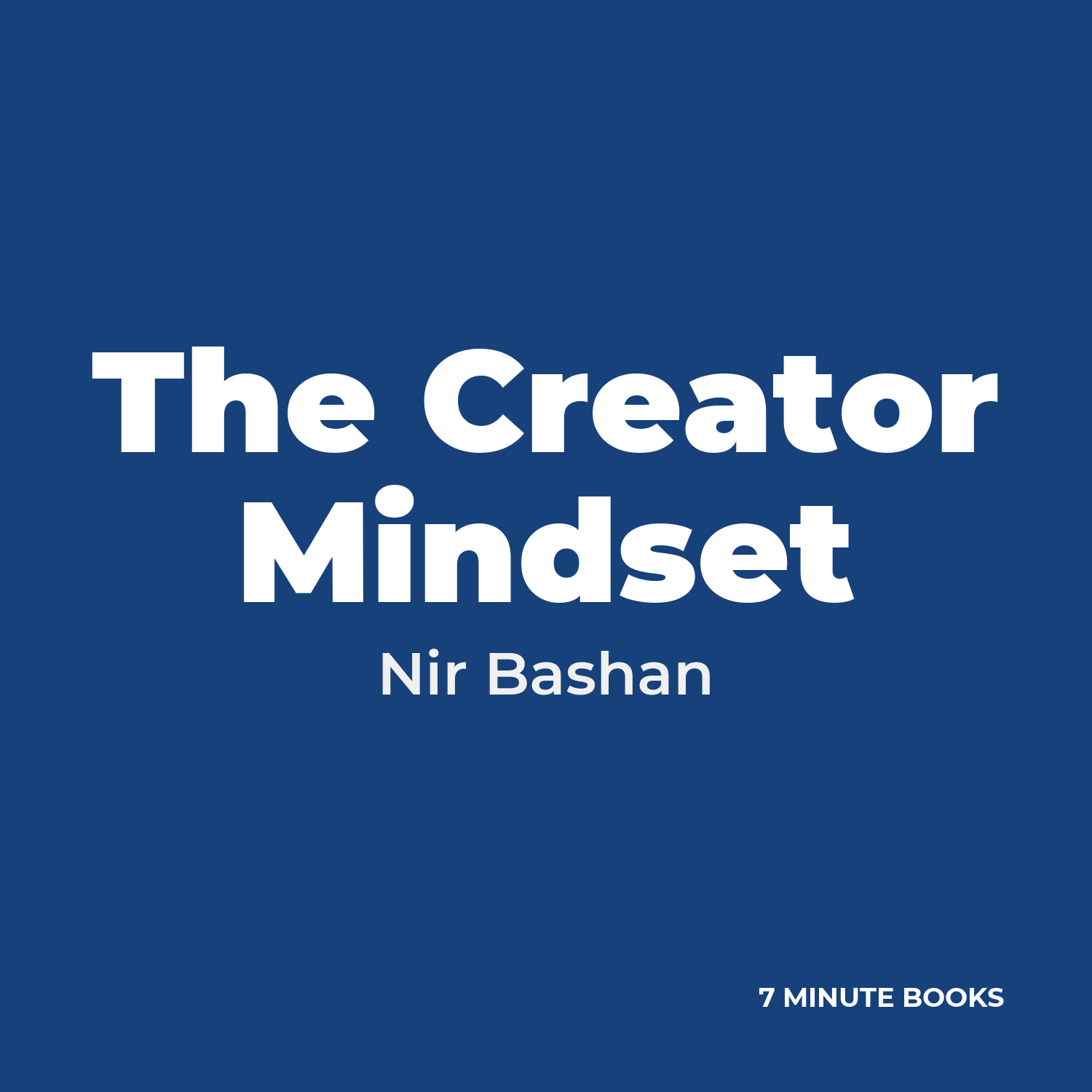 The Creator Mindset cover