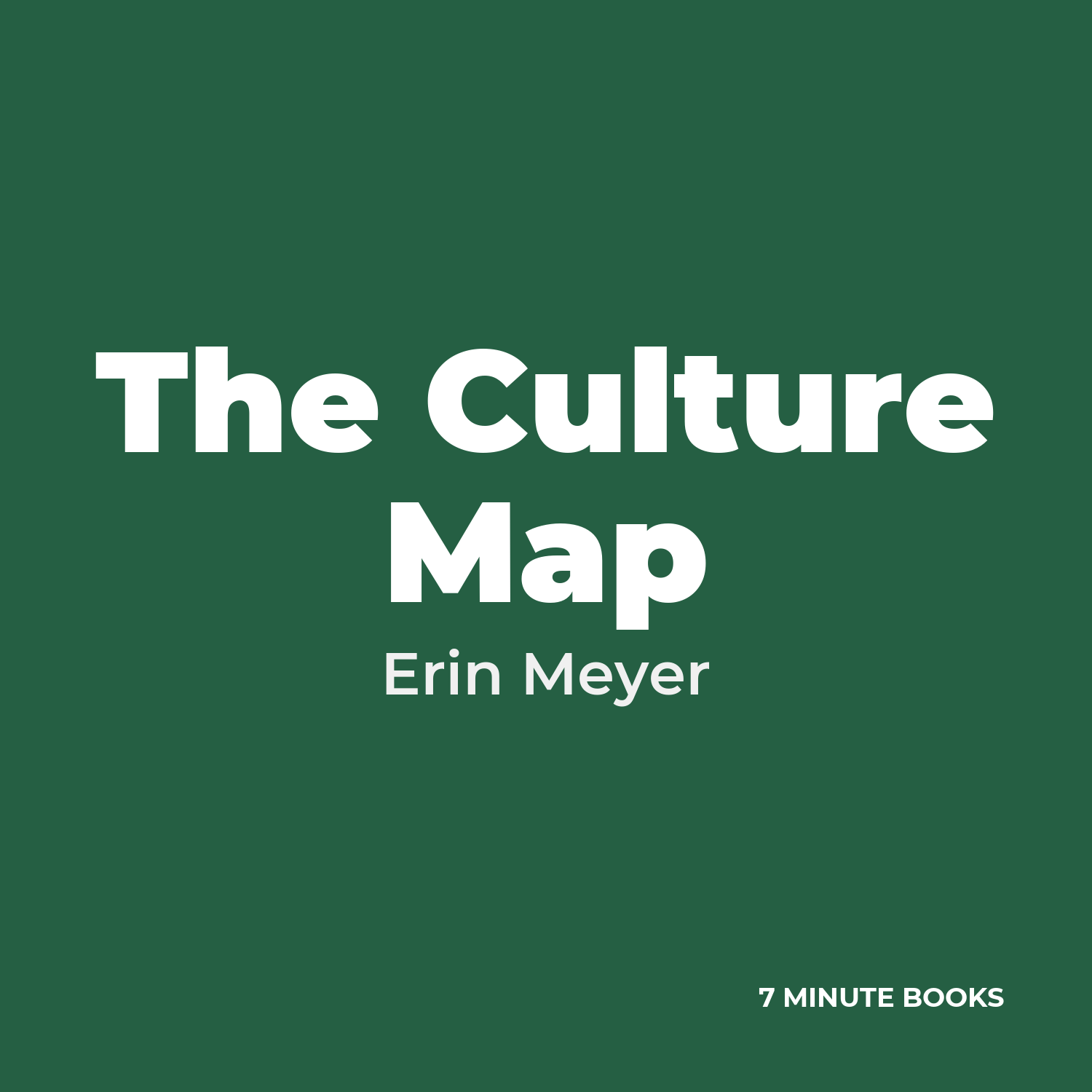 The Culture Map cover