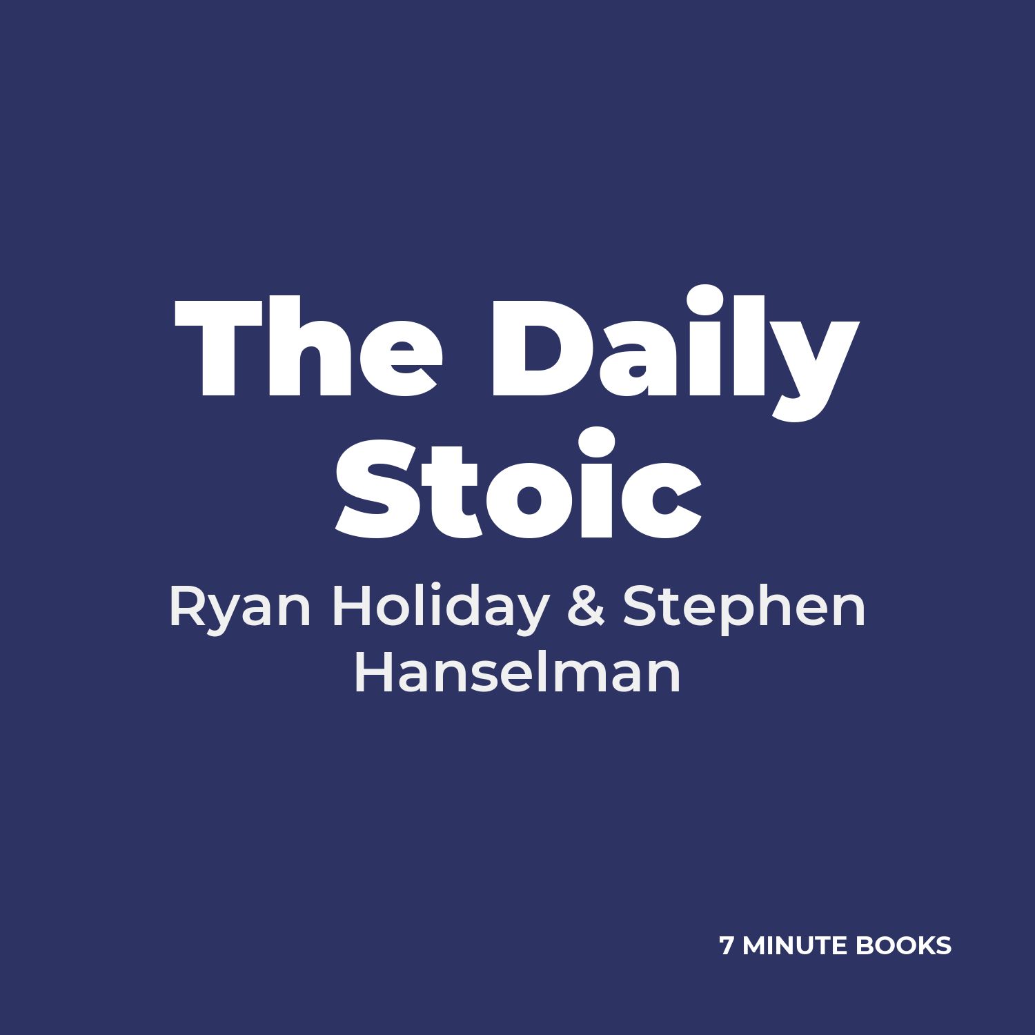 The Daily Stoic cover