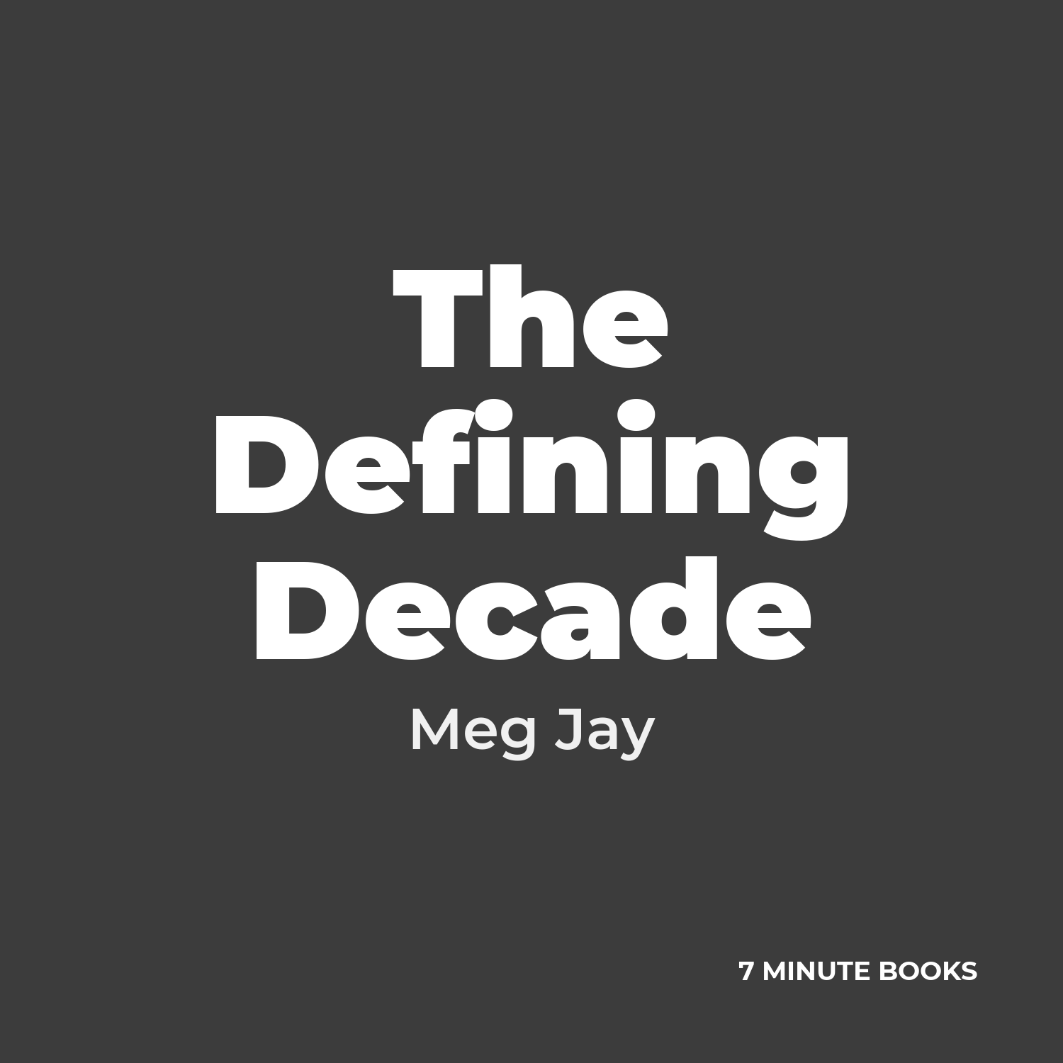 The Defining Decade cover