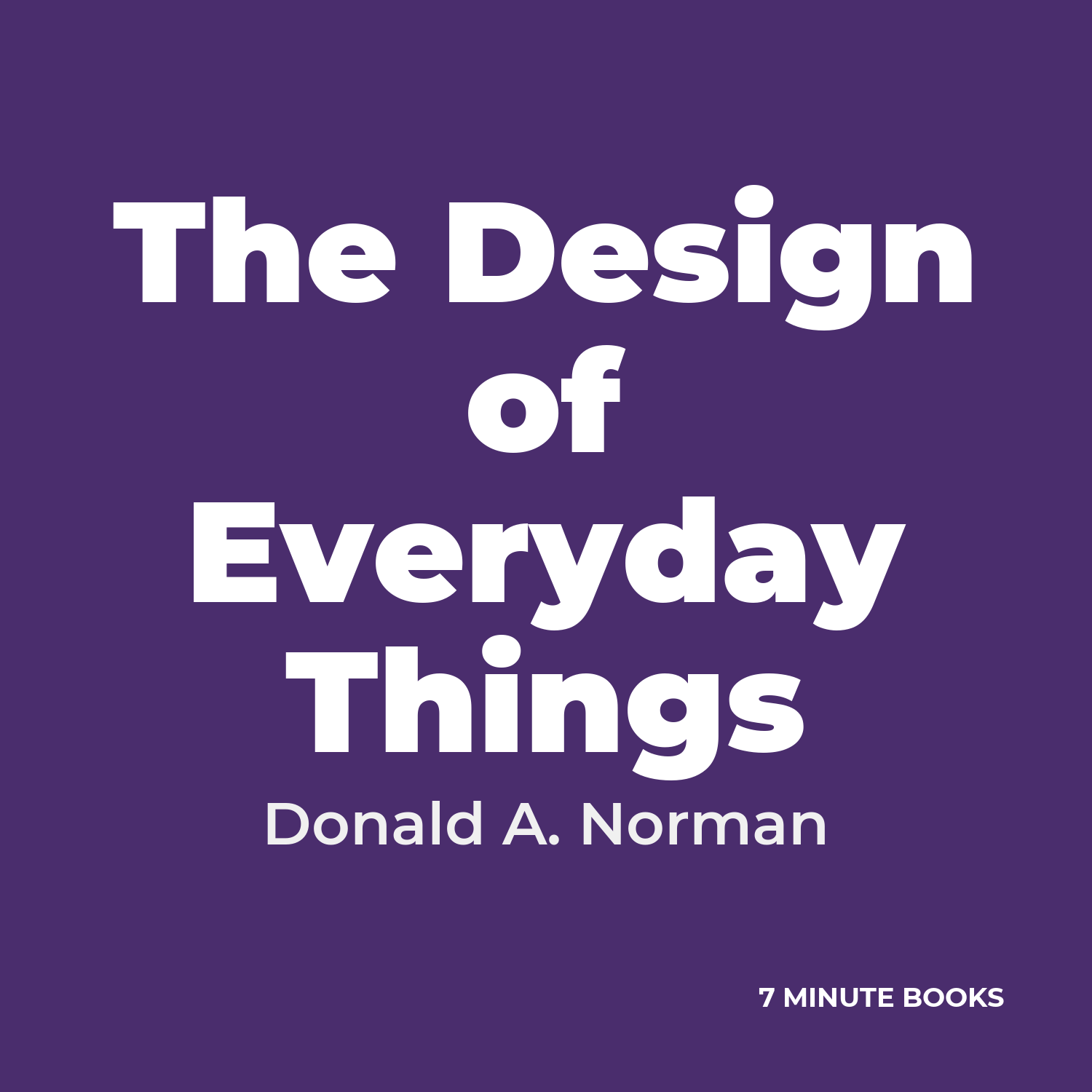 The Design of Everyday Things cover