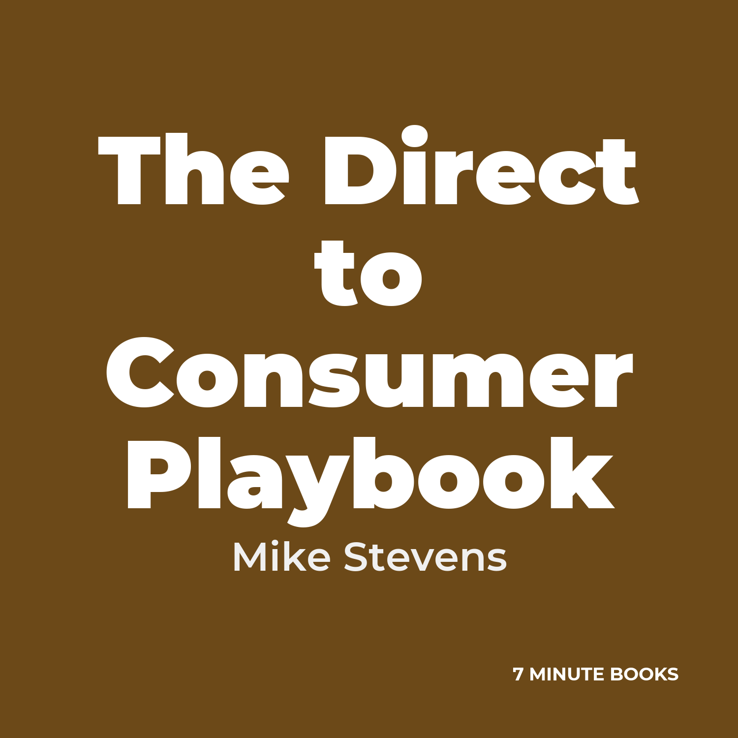 The Direct to Consumer Playbook cover