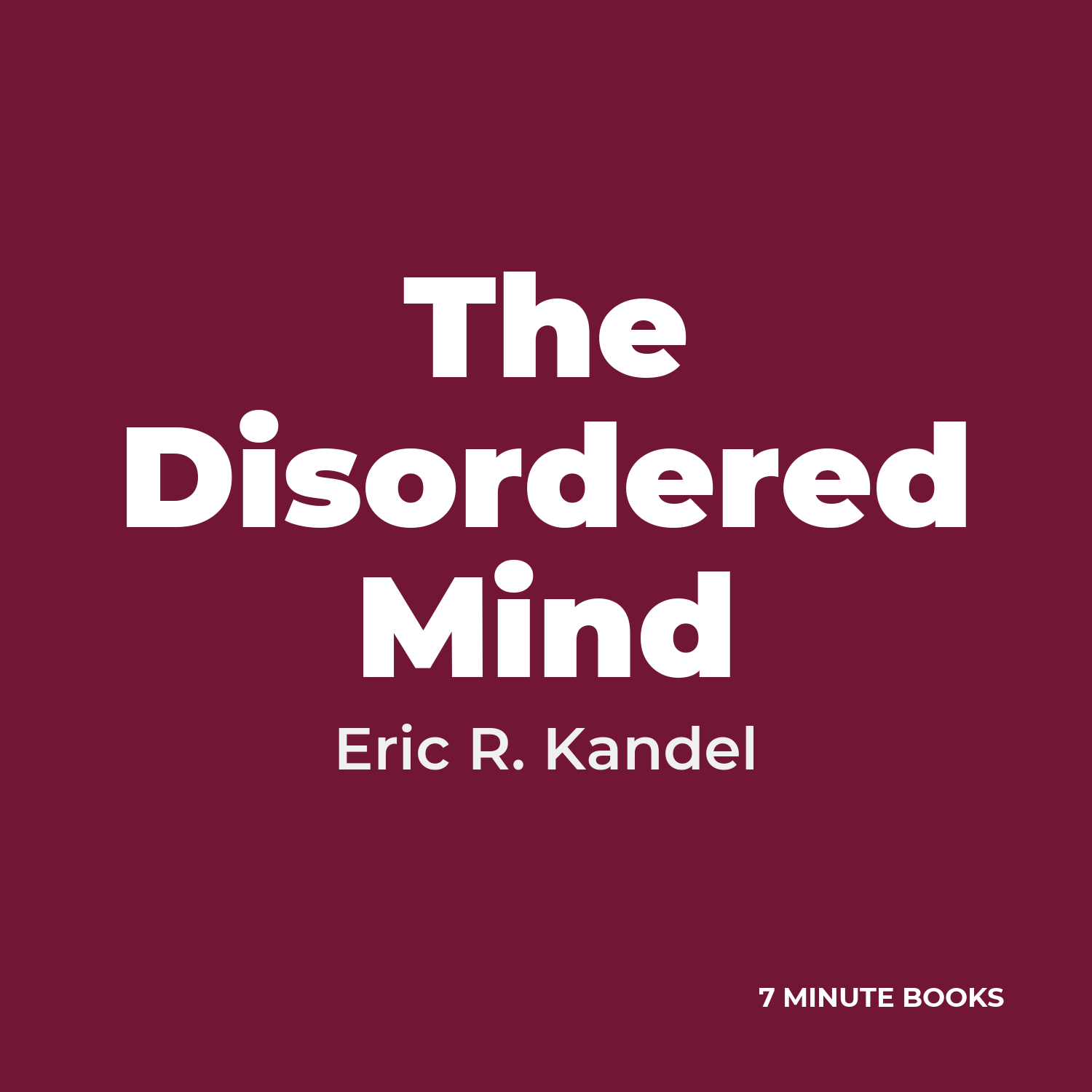 The Disordered Mind cover