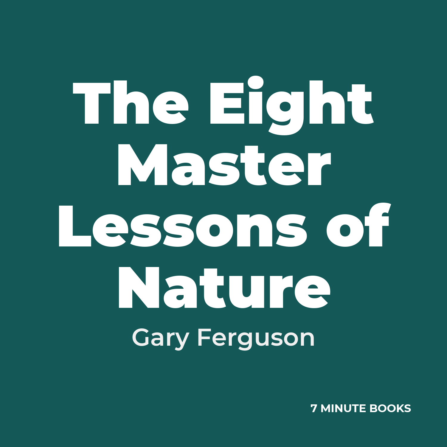The Eight Master Lessons of Nature cover