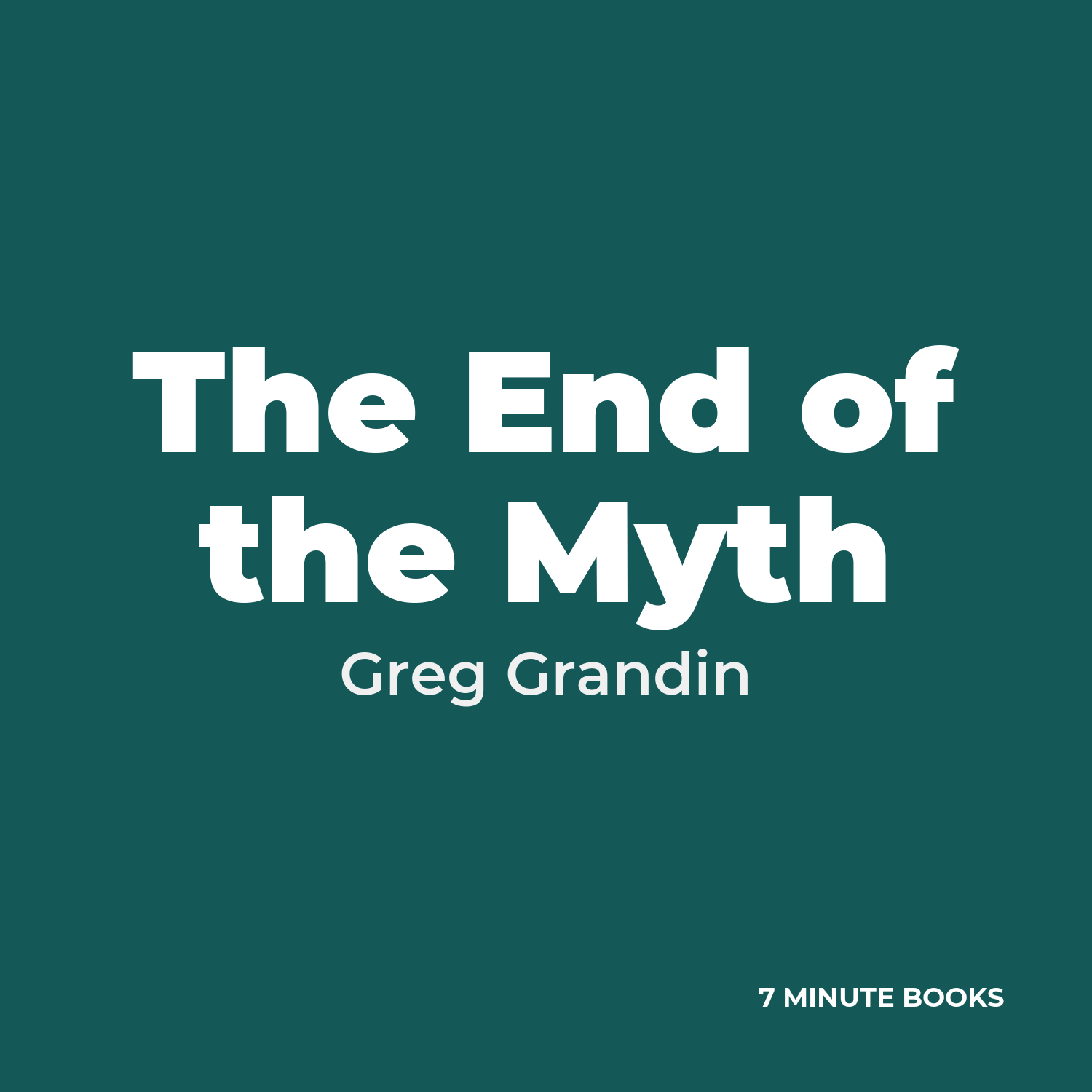 The End of the Myth cover