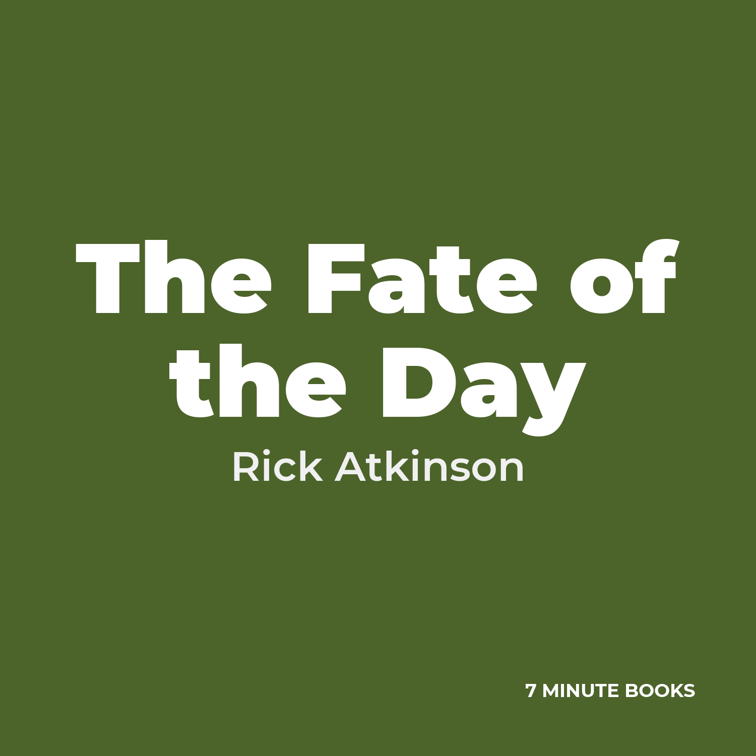The Fate of the Day cover