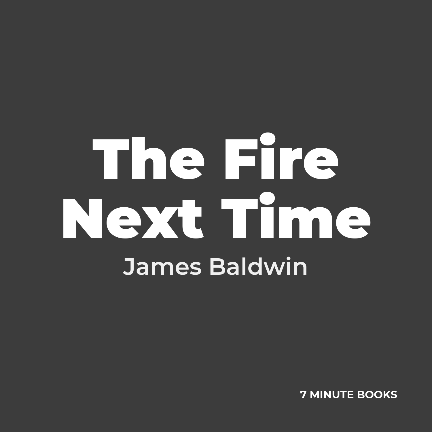The Fire Next Time cover