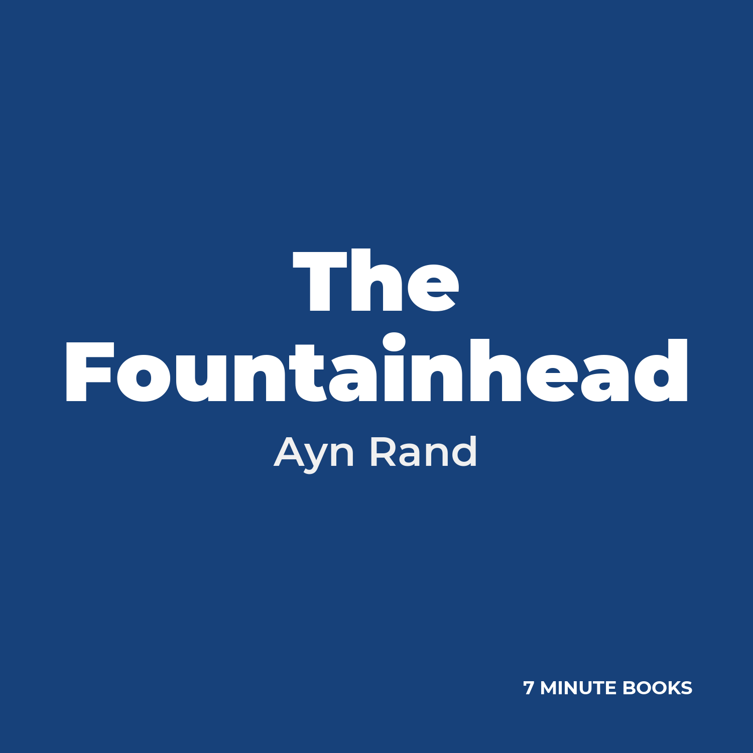 The Fountainhead cover