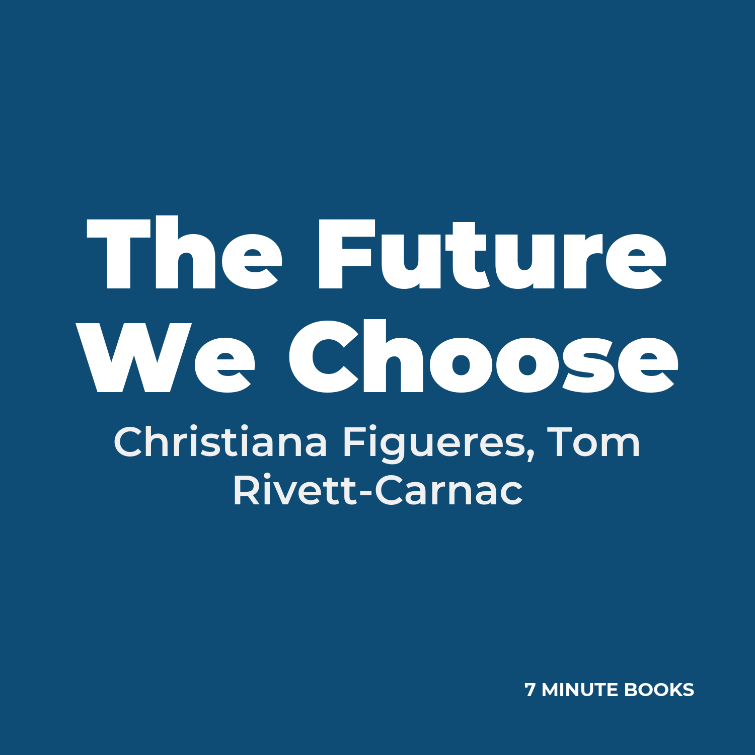 The Future We Choose cover